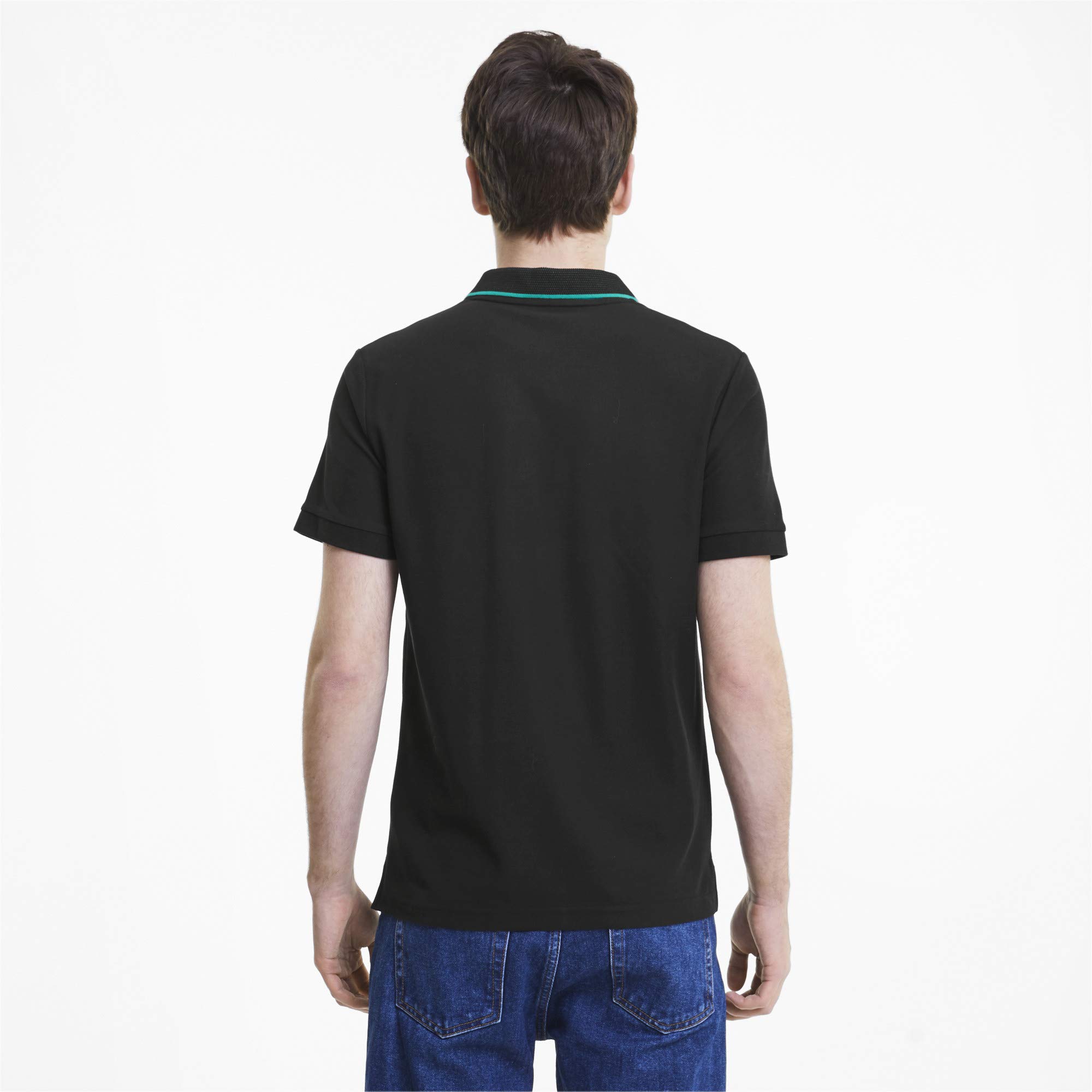 PUMA Men's MAPM Short Sleeve Casual Shirt - Black - Size S - Perfect for Gym, Workout & Everyday Wear