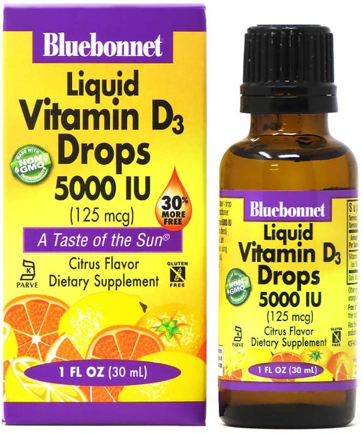 Bluebonnet Nutrition Super Quercetin with Vitamin C 90 Capsules + Standardized Bilberry Extract 60 Caps + Liquid Vitamin D3 5000 IU Drops (1 Fl Oz) Citrus Flavor - Immune Support, Antioxidant Boost & Eye Health Supplement for Adults | Daily Wellness & Seasonal Defense