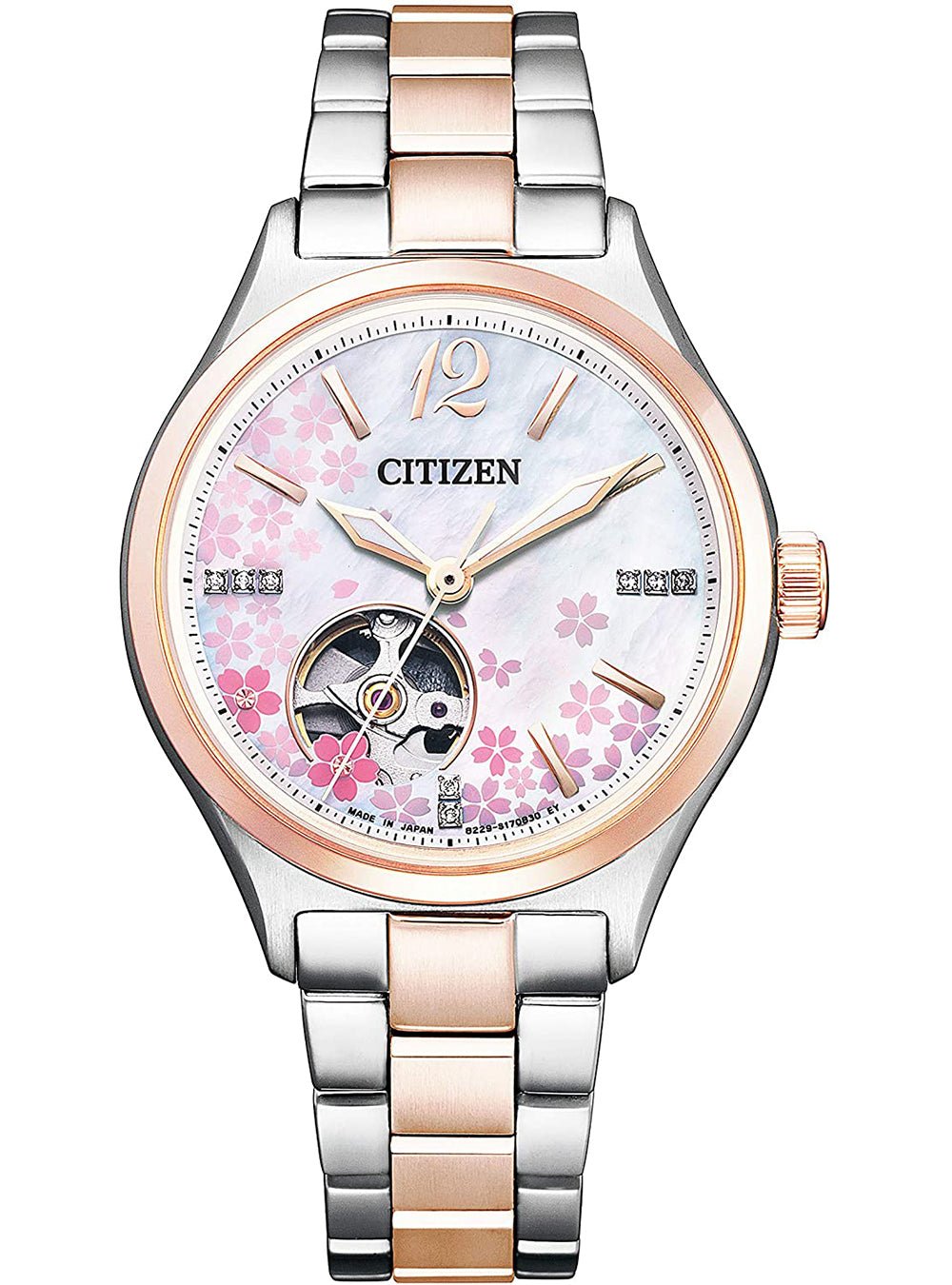 CITIZEN Sakura Limited Edition Women's Watch PC1014-51D - Japanese Made JDM Automatic Watch for Women, Perfect for Elegant Occasions & Daily Wear