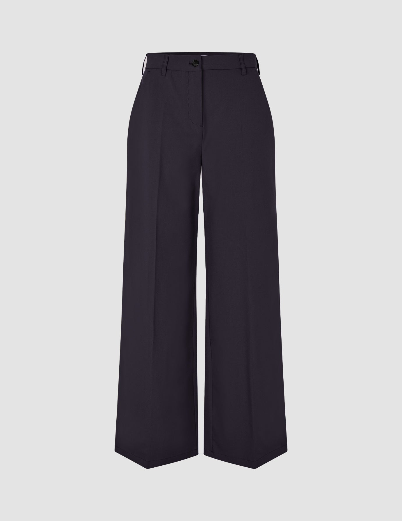 Essential Wide Leg Pants in Midnight Blue - Comfortable & Stylish for Casual Wear, Office, and Travel