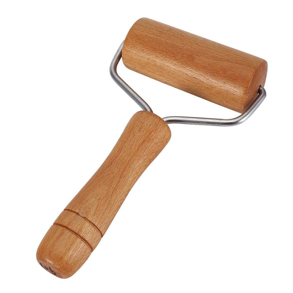 Wooden T-Shaped Pastry Roller - Multifunctional Dough Rolling Pin for Fondant, Cookies, Pizza & Pasta | Perfect for Baking, Chapati Making & Kitchen Use