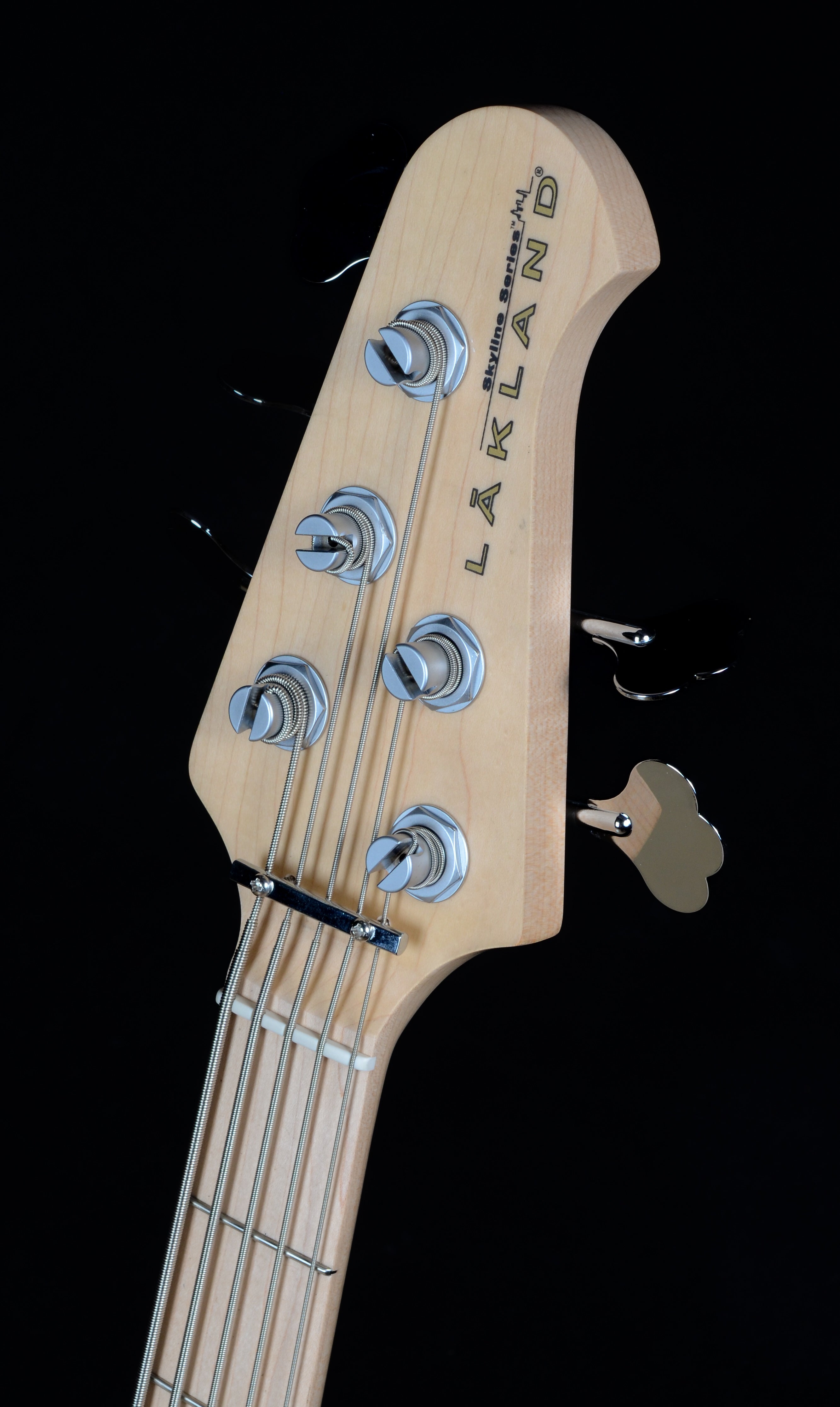 Lakland Skyline 55-02 Deluxe Quilted Natural Bass Guitar - Premium 5-String Electric Bass for Professional Musicians & Studio Recording