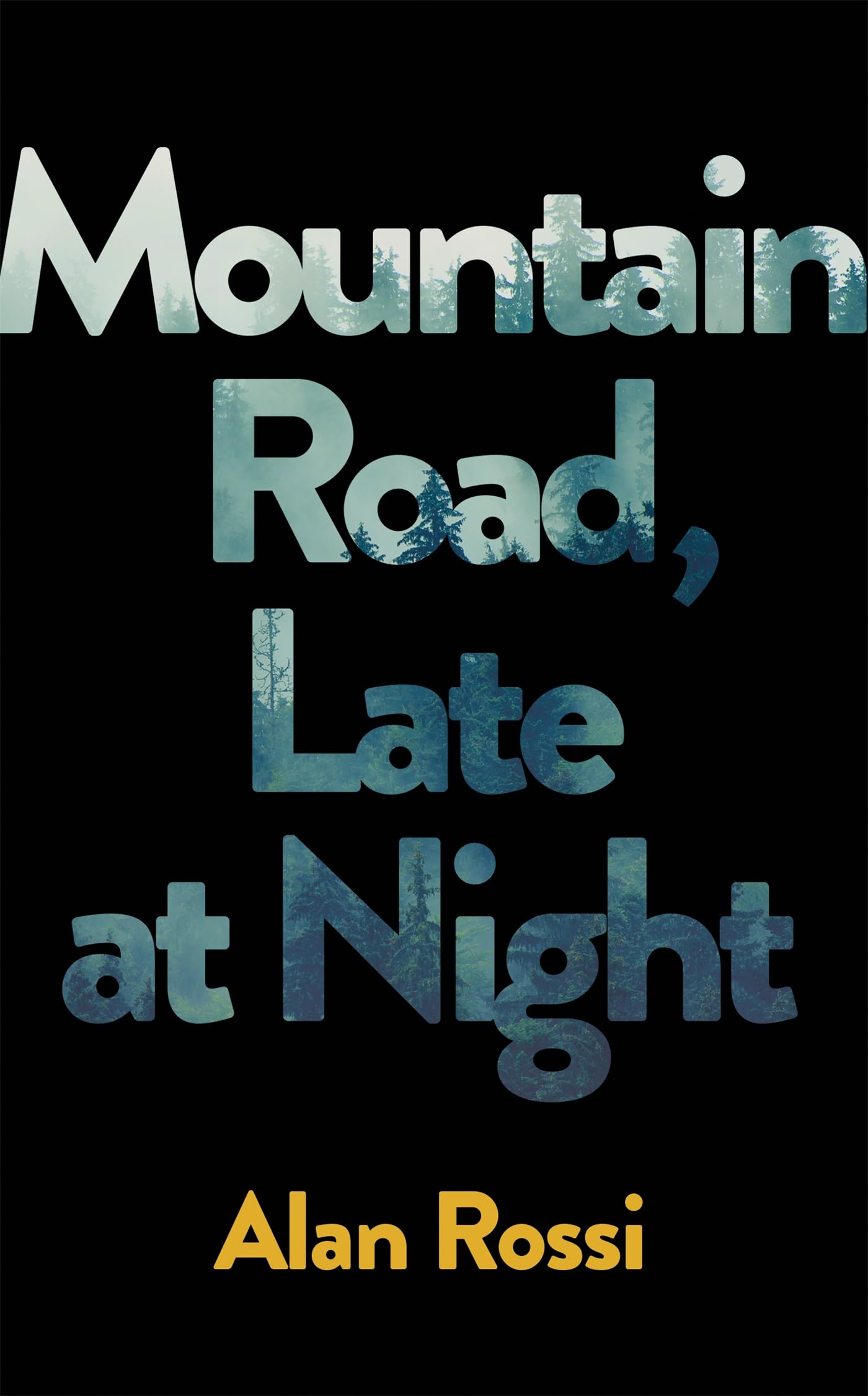 Mountain Road at Night - Scenic Landscape Wall Art for Home & Office Decor - Perfect for Living Room, Bedroom, or Workspace