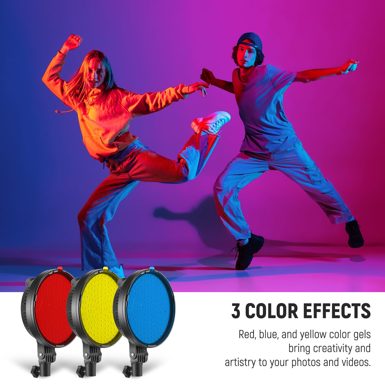 NEEWER NW48 II 2.4G Wireless LED Softbox Lighting Kit with Adjustable Brightness for Photography, Videography, and Live Streaming - Perfect for YouTube, TikTok, and Studio Productions