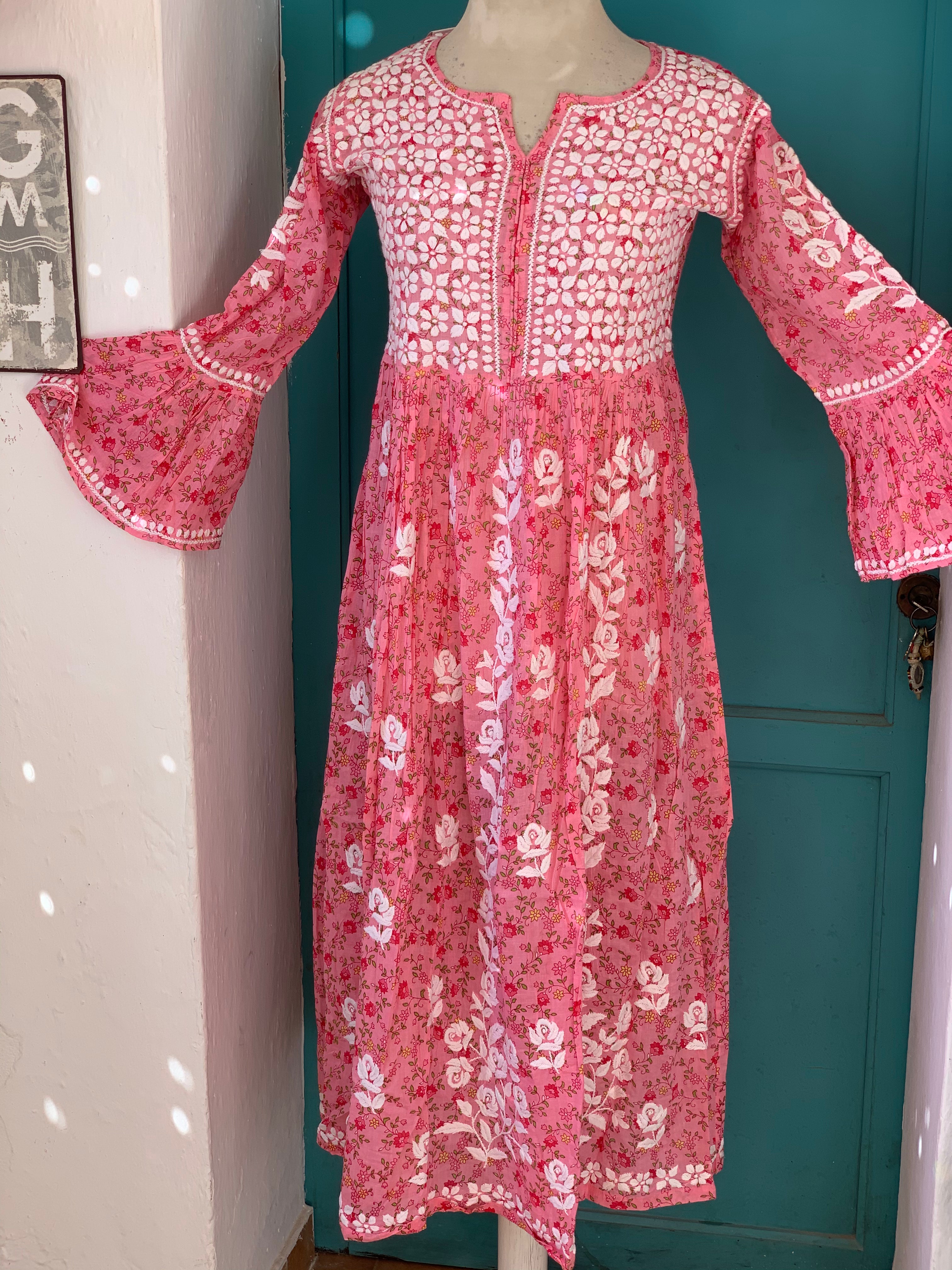 Tanit Ibiza Floral Dream Dress - Boho Chic Summer Maxi Dress for Beach, Vacation & Festivals