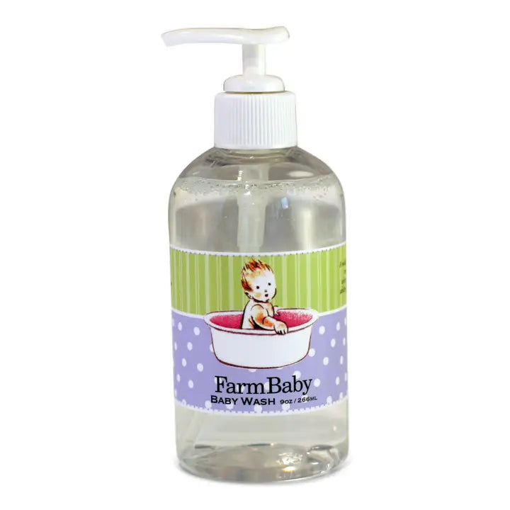 Organic Baby Wash with Aloe Vera & Lavender Essential Oil - Gentle Hypoallergenic Cleanser for Newborns & Sensitive Skin - Perfect for Bath Time & Bedtime Routine