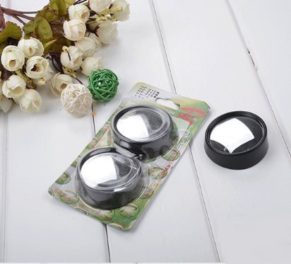 WOIWO High Purity Adjustable Round Blind Spot Mirror - Wide Angle Rear View Mirror for Cars & Trucks - Perfect for Parking, Lane Changes & Safe Driving