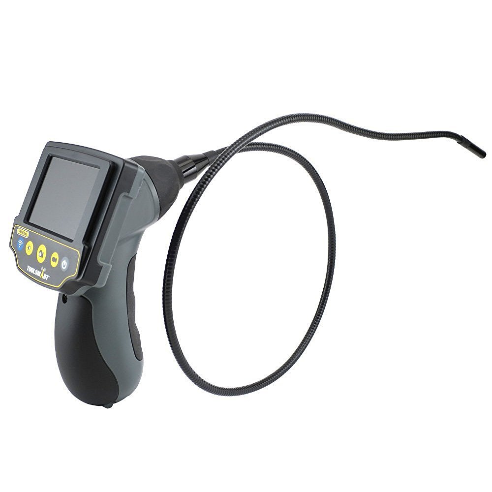 General Tools TS03 ToolSmart WiFi Connected Borescope Video Inspection Camera - 3.3ft Waterproof Probe, 8mm HD Camera & 4 LED Lights for Automotive, Plumbing & HVAC Inspections