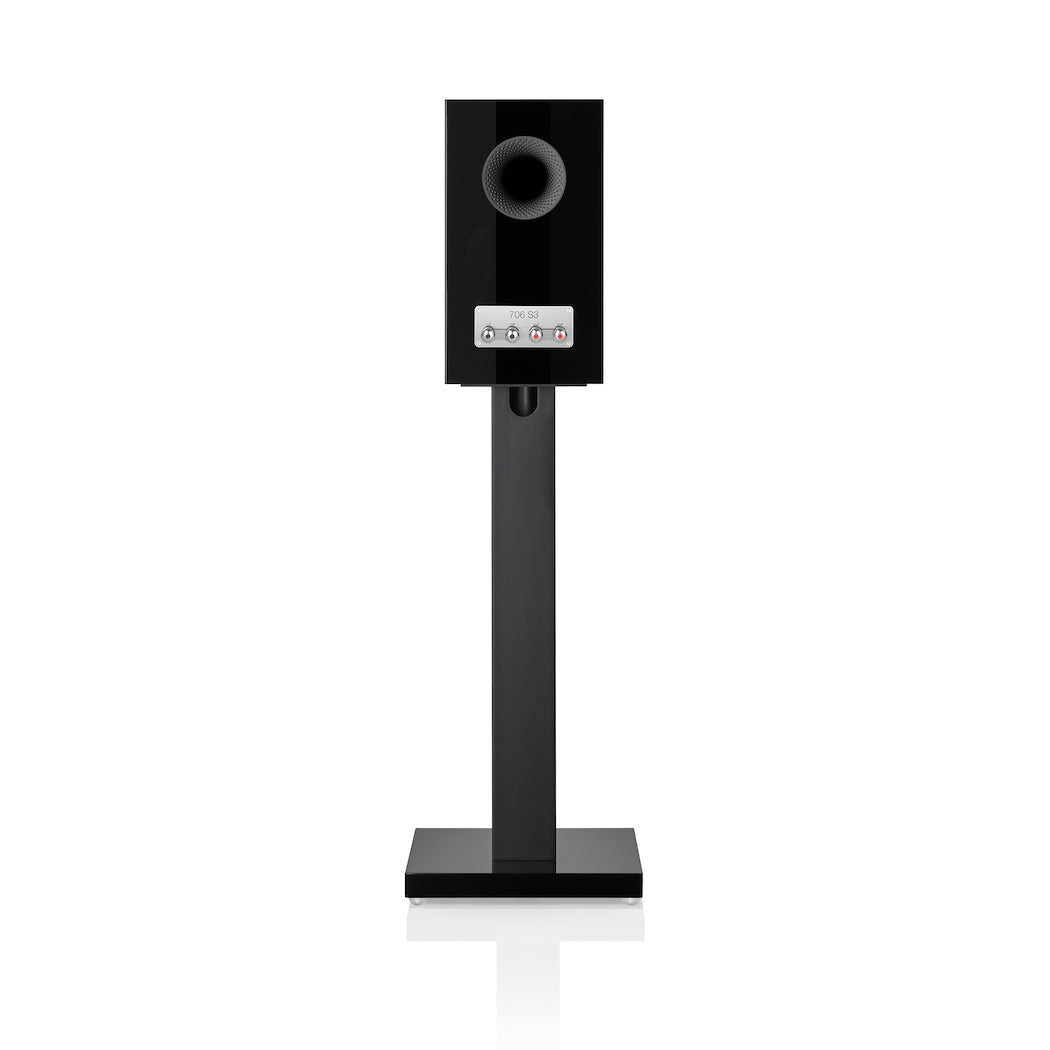 Bowers & Wilkins 706 S3 Bookshelf Speakers - Premium Hi-Fi Audio for Home Theater & Music Listening (Pair) - Perfect for Living Rooms, Studios & Audiophile Setups