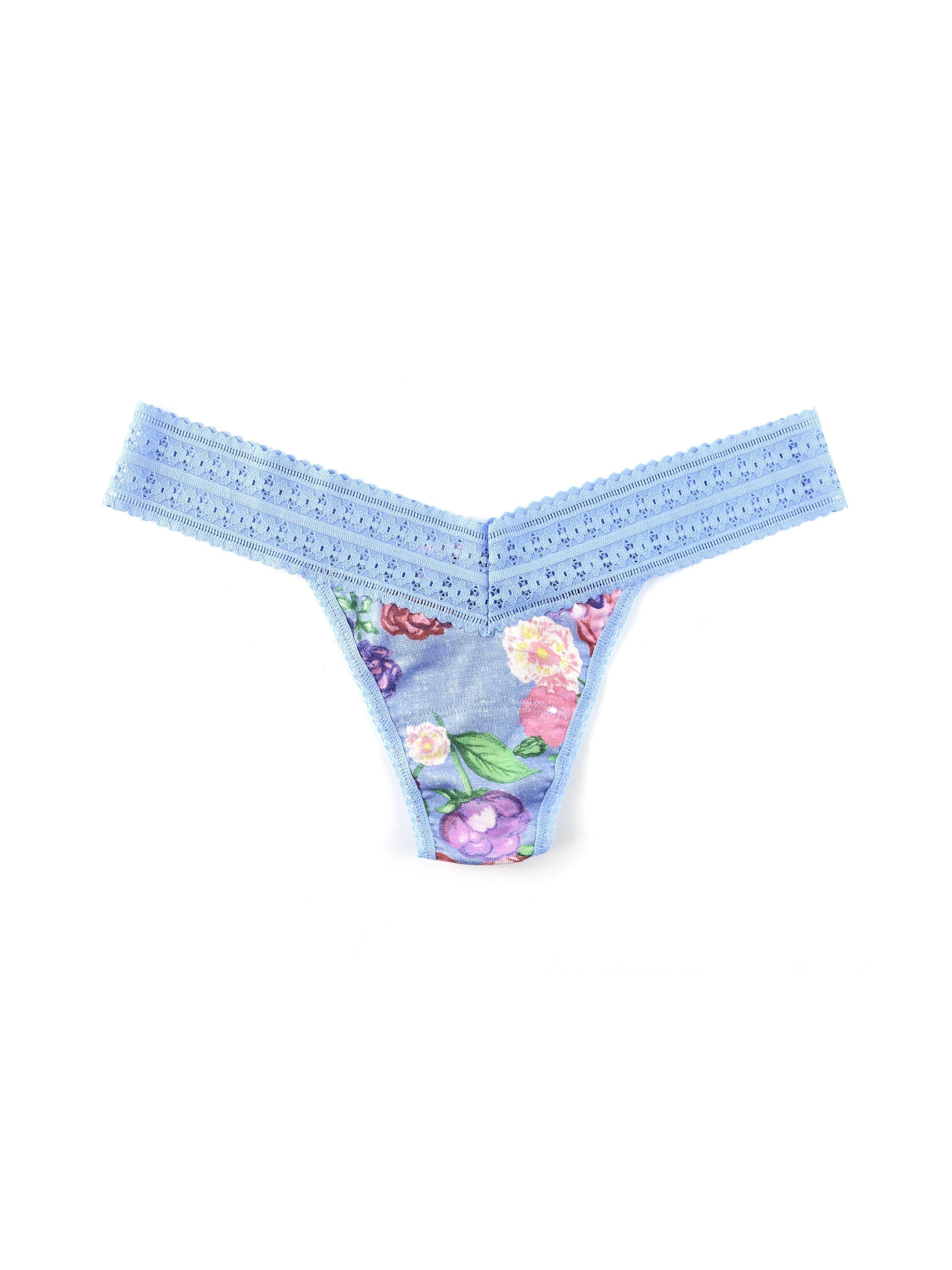DreamEase® Low Rise Thong - Soft Printed Women's Underwear for Everyday Comfort | Perfect for Yoga, Lounge & Sleepwear