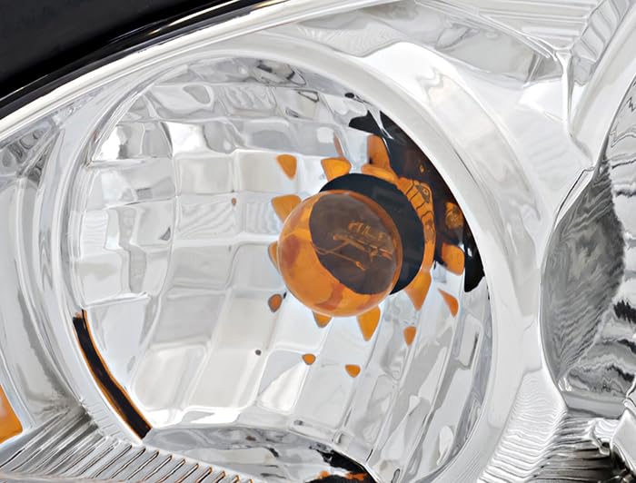 Ford Focus Headlights Replacement Set (2005-2007) - Halogen Compatible Driver & Passenger Side Lamps - Perfect for Night Driving & Vehicle Restoration