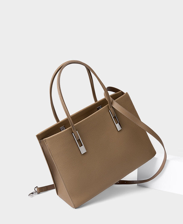 Structured Everyday Tote Bag for Women - Durable Work & Travel Tote with Pockets - Perfect for Office, Commute, Shopping & Beach Day Essentials
