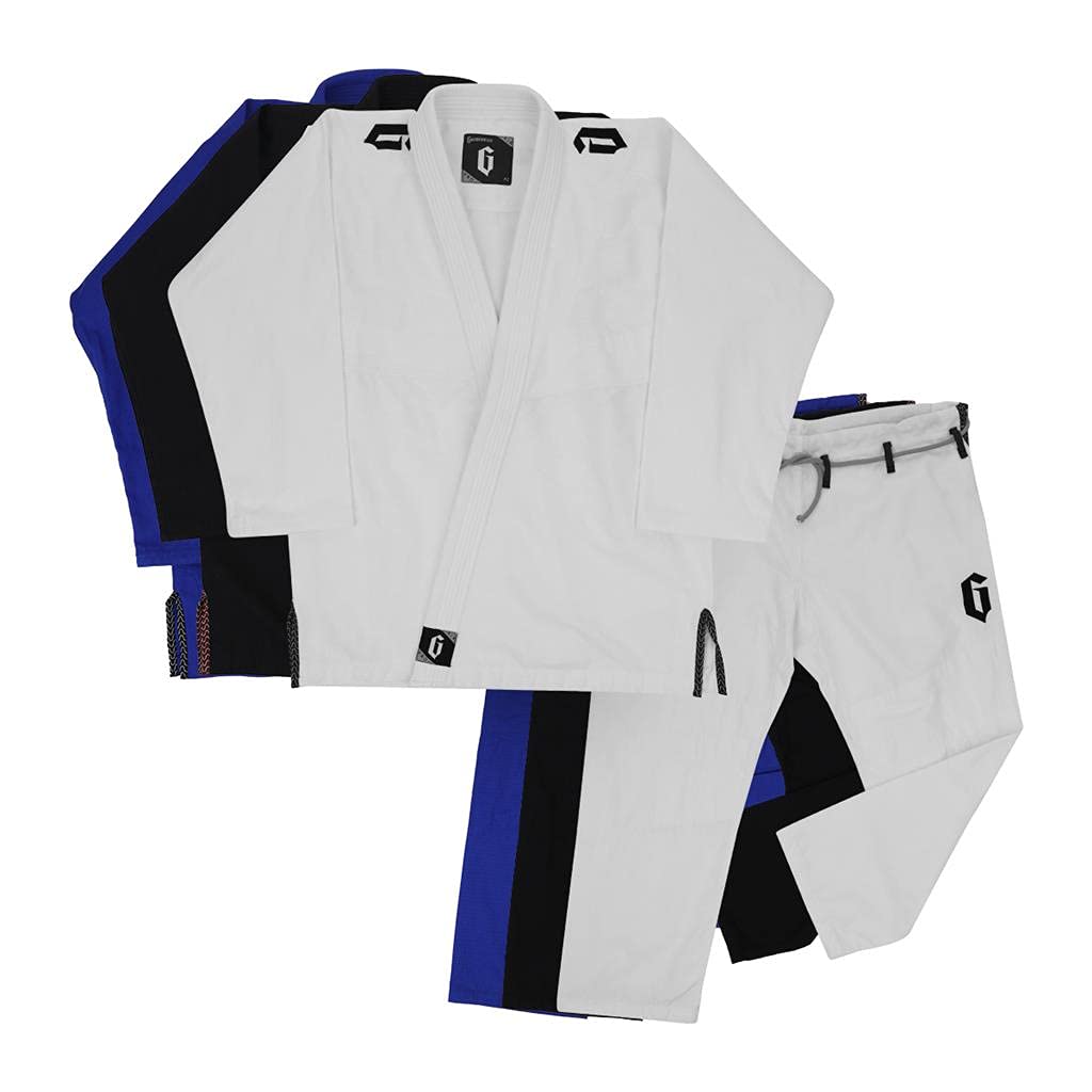 Gameness Men's AIR PRO GI 2.0 BJJ Jiu Jitsu Uniform - Lightweight & Durable Brazilian Jiu-Jitsu Kimono for Training & Competition