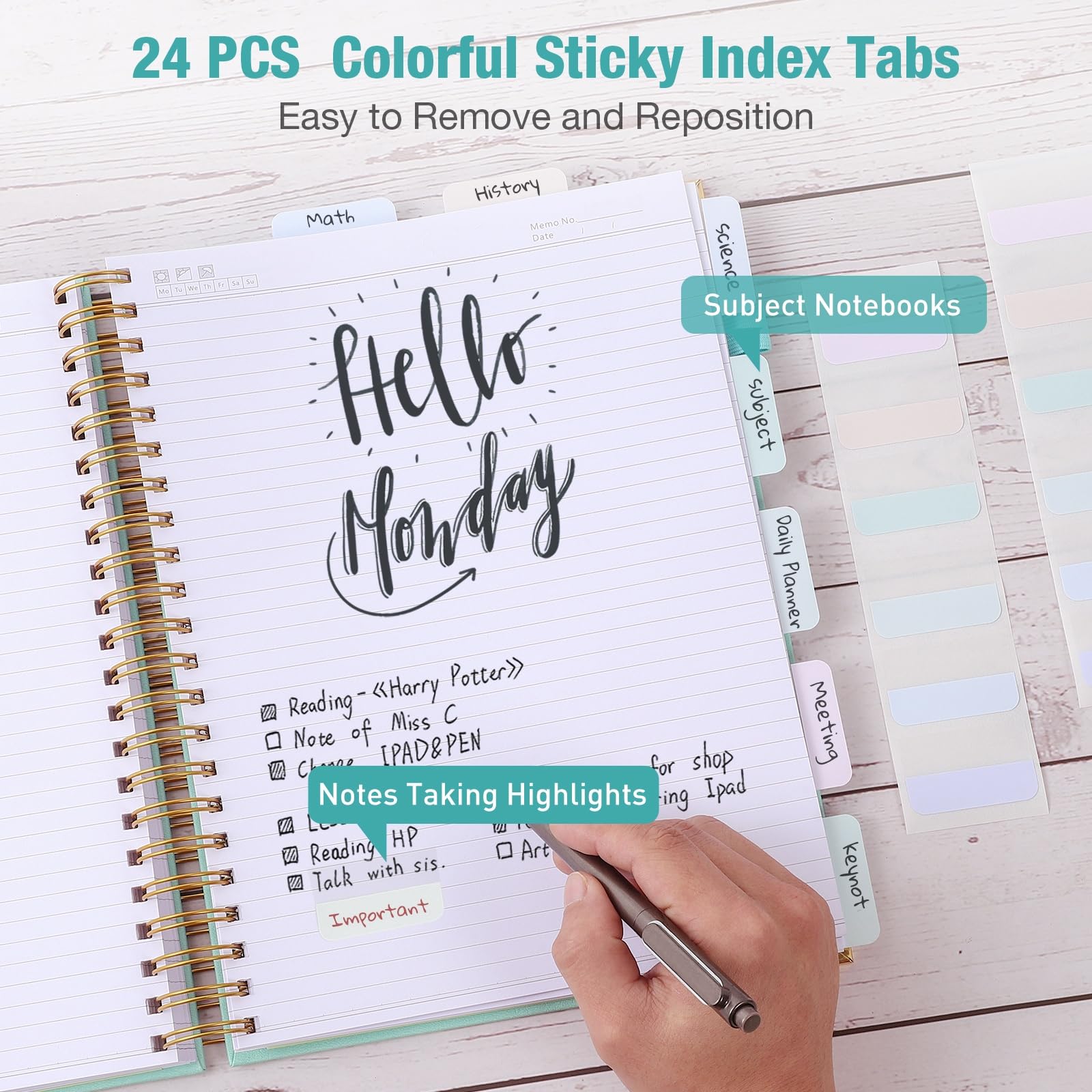Premium Spiral Notebook - College Ruled 8.5