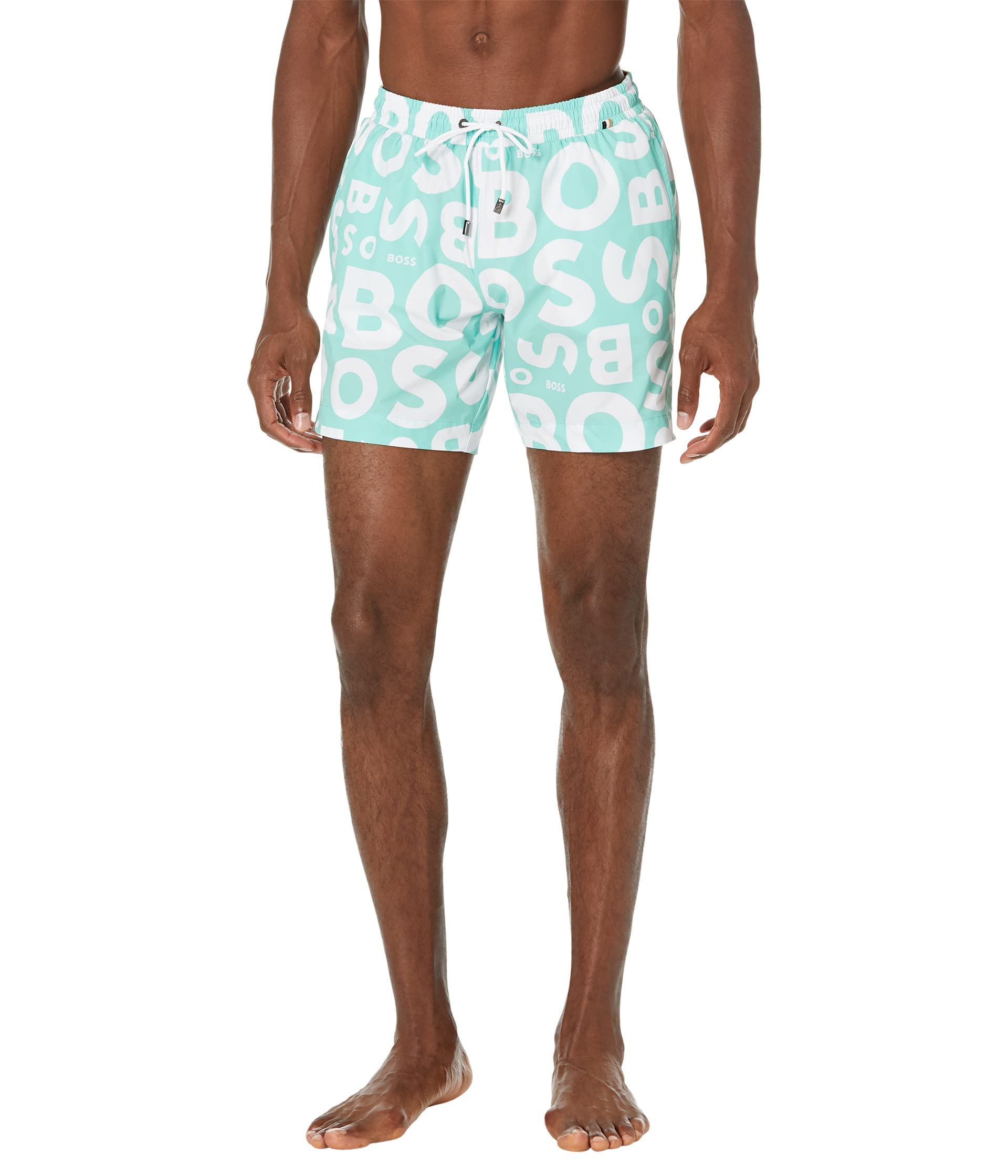 BOSS Camio Swim Shorts for Men - Quick Dry, Comfortable Beach & Pool Swimwear - Perfect for Swimming, Surfing, and Summer Vacations