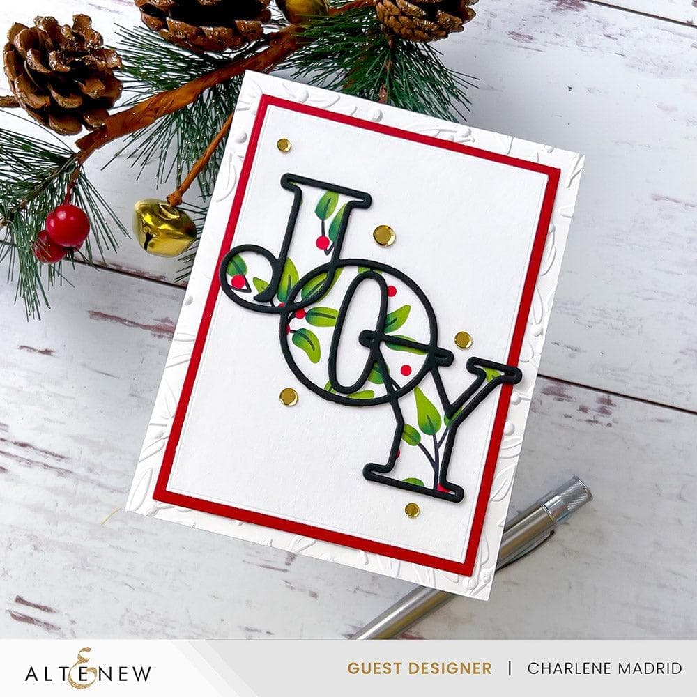 3-in-1 Festive Greenery Builder Stencil Set for DIY Holiday Decorations - Perfect for Christmas Wreaths, Gift Wrapping and Home Crafts