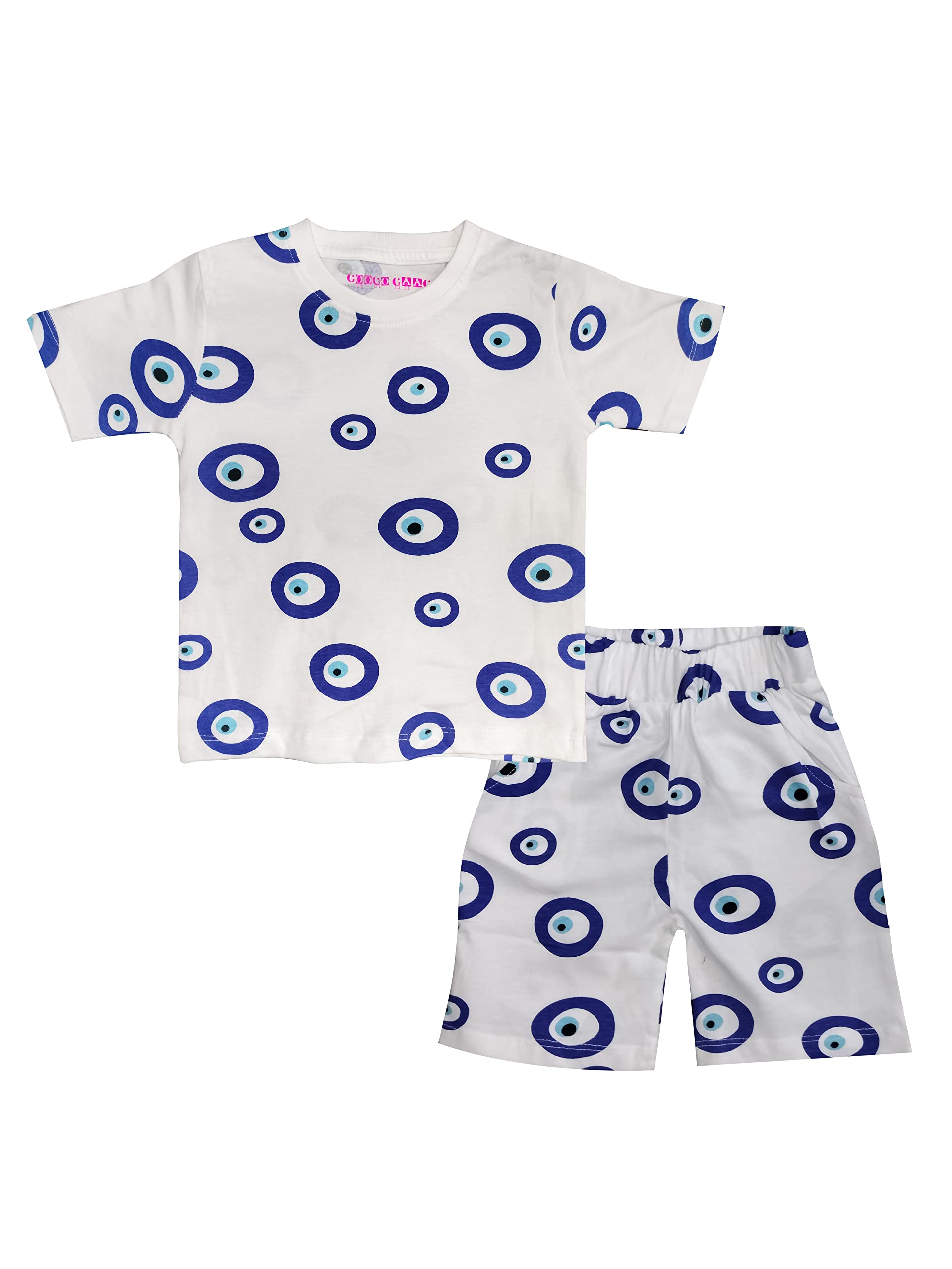 Googogaaga Boys Cotton Printed T-Shirt and Shorts Set - Soft Baby Clothes for Toddlers | Playtime, Outings & Casual Wear