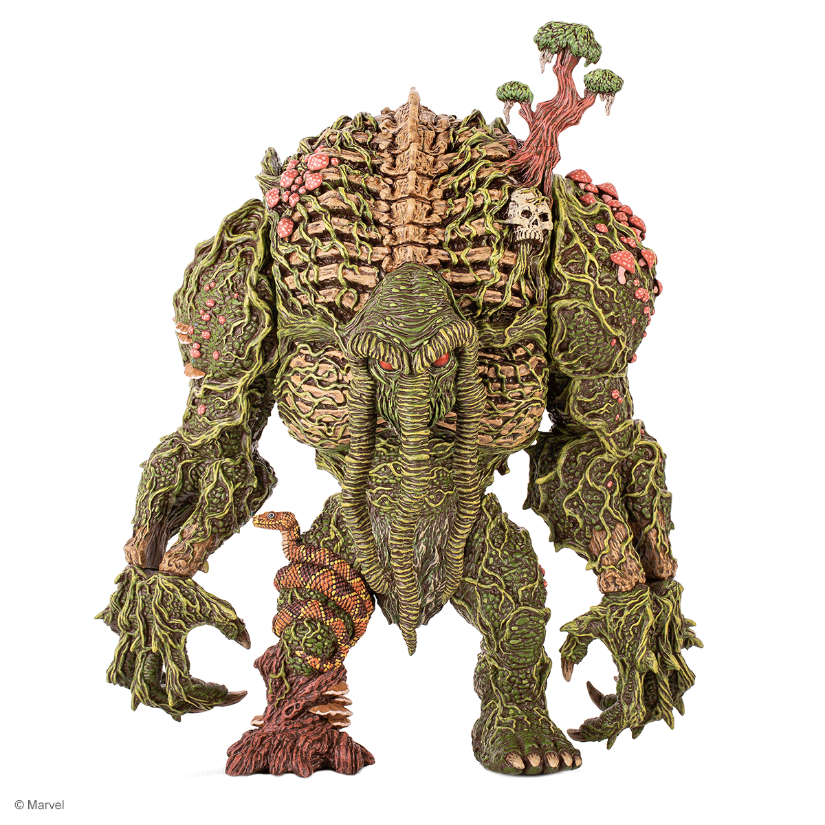 Man Thing Designer Vinyl Figure - Marvel Comics Collectible Statue for Home Decor & Superhero Fans | Perfect for Display Shelves, Office Desks & Comic Book Collections