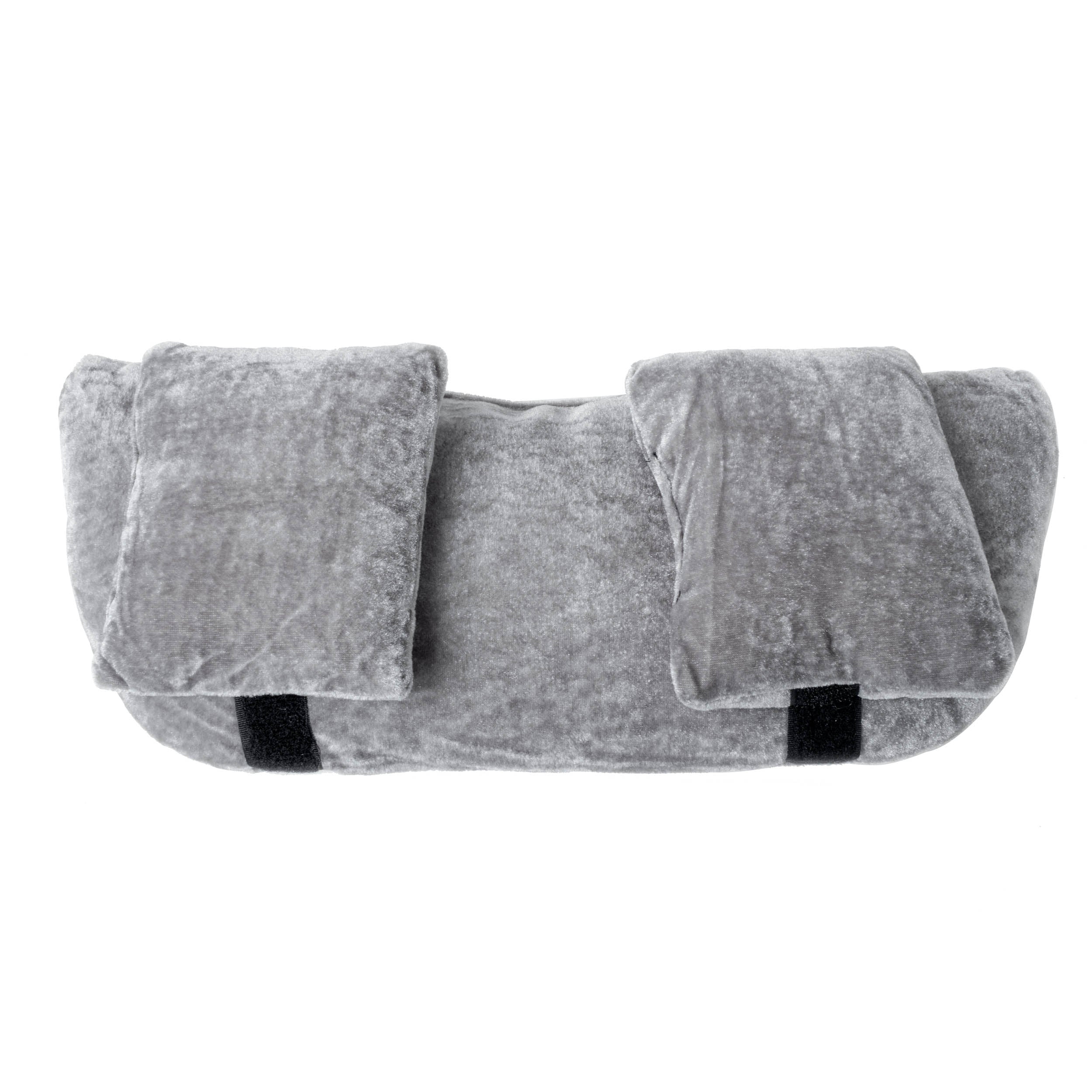 3-Piece Soft Velvet Baby Posing Pillow Set - Premium Grey Newborn Photography Props for Newborn Photo Shoots, Baby Shower Gifts & Nursery Decor