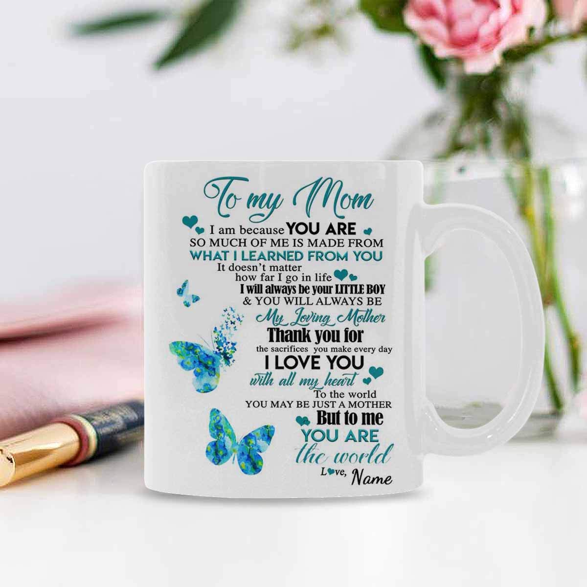 Personalized Custom Text Coffee Mug - 