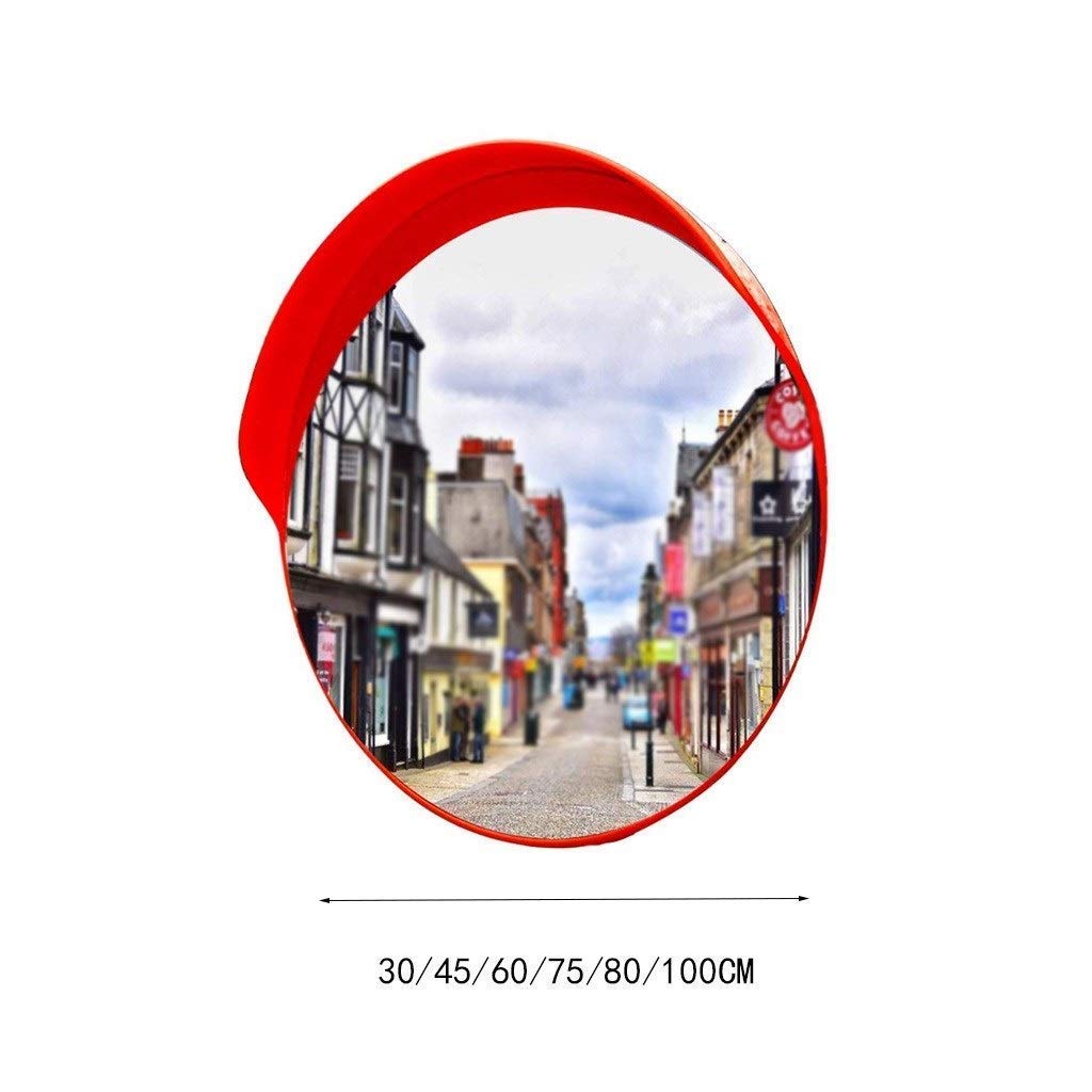 60cm Convex Road Safety Mirror - Wide Angle Blind Spot Traffic Mirror for Driveways, Parking Lots & Public Roads | Durable Outdoor Utility Mirror for Enhanced Visibility & Accident Prevention