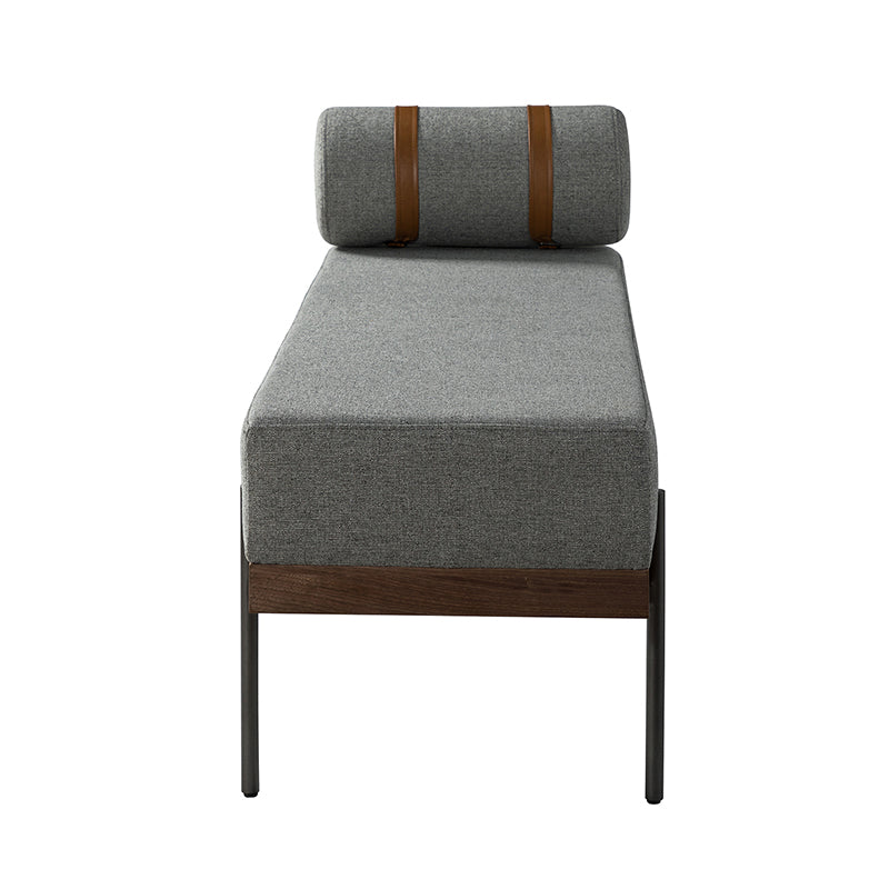 Gabril Bench - Modern Wooden Bench with Cushion, Sturdy & Comfortable Seating for Living Room, Bedroom, Entryway, and Outdoor Use