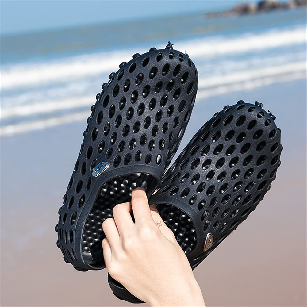 LEADER SHOW ® Men's Ultralight Hollow Sandals - Breathable Water Shoes for Summer, Beach, Pool & Outdoor Activities - Comfortable Aqua Shoes for Walking, Swimming & Travel