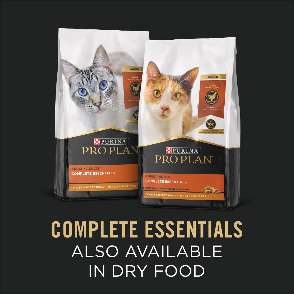 Purina Pro Plan Complete Essentials Adult Seafood Stew Entree in Sauce Canned Cat Food - High Protein Wet Cat Food for Indoor & Outdoor Cats - Perfect for Mealtime, Travel & Emergency Kits