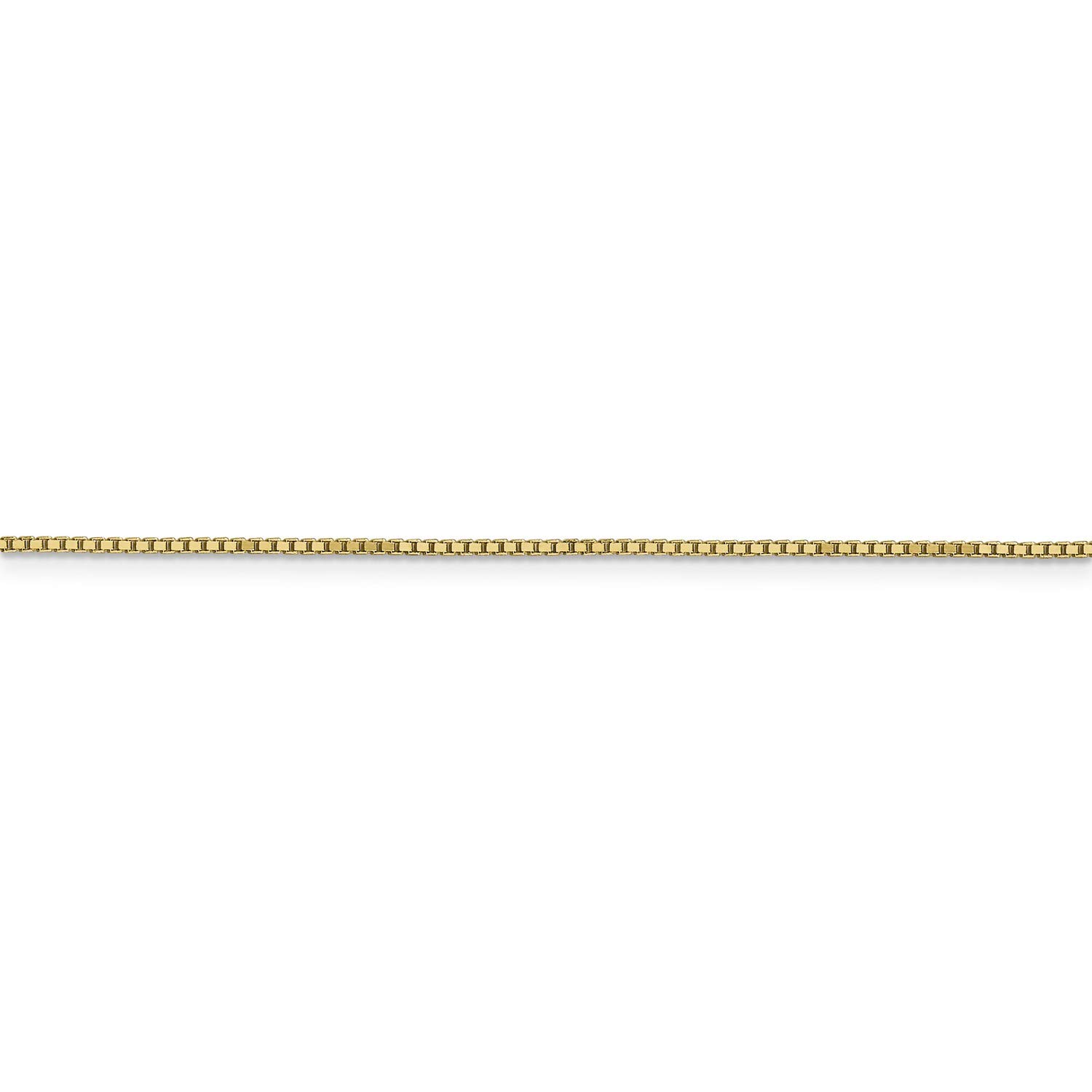 14K Yellow Gold Classic Box Chain Necklace, Bracelet or Anklet - Dainty Jewelry for Women, Gift for Her - Perfect for Everyday Wear, Special Occasions & Layering