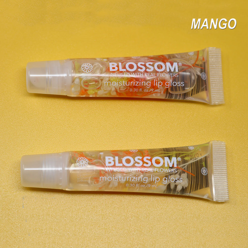 Blossom Moisturizing Lip Gloss - Clear Hydrating Lip Gloss with Vitamin E - 2 Pack Lip Smackers for Soft, Shiny Lips | Perfect for Daily Wear & Special Occasions