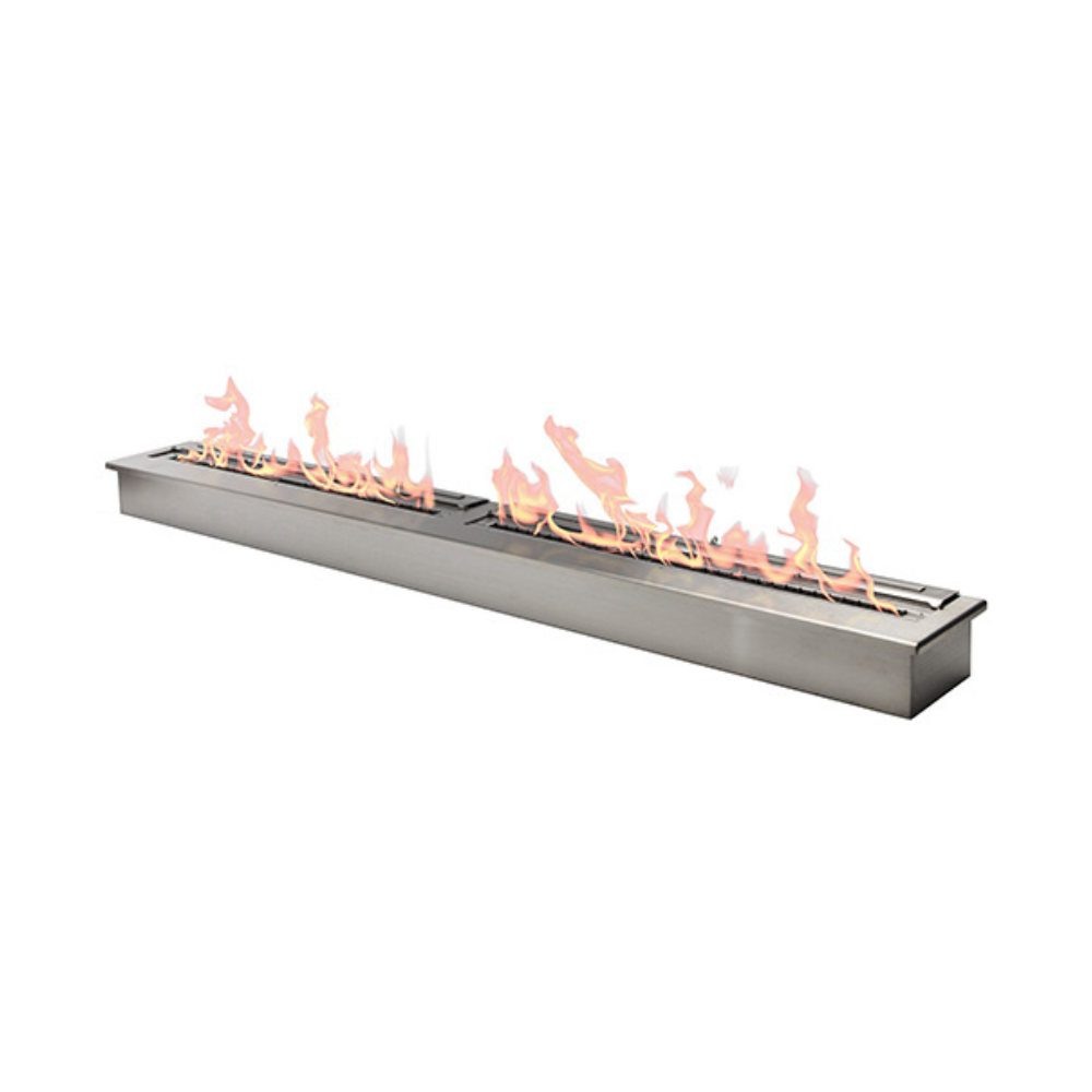 Premium Stainless Steel Ethanol Burner - The Bio Flame Collection for Indoor & Outdoor Fireplaces, Tabletop Decor, and Patio Heating | Eco-Friendly, Smokeless, and Modern Design