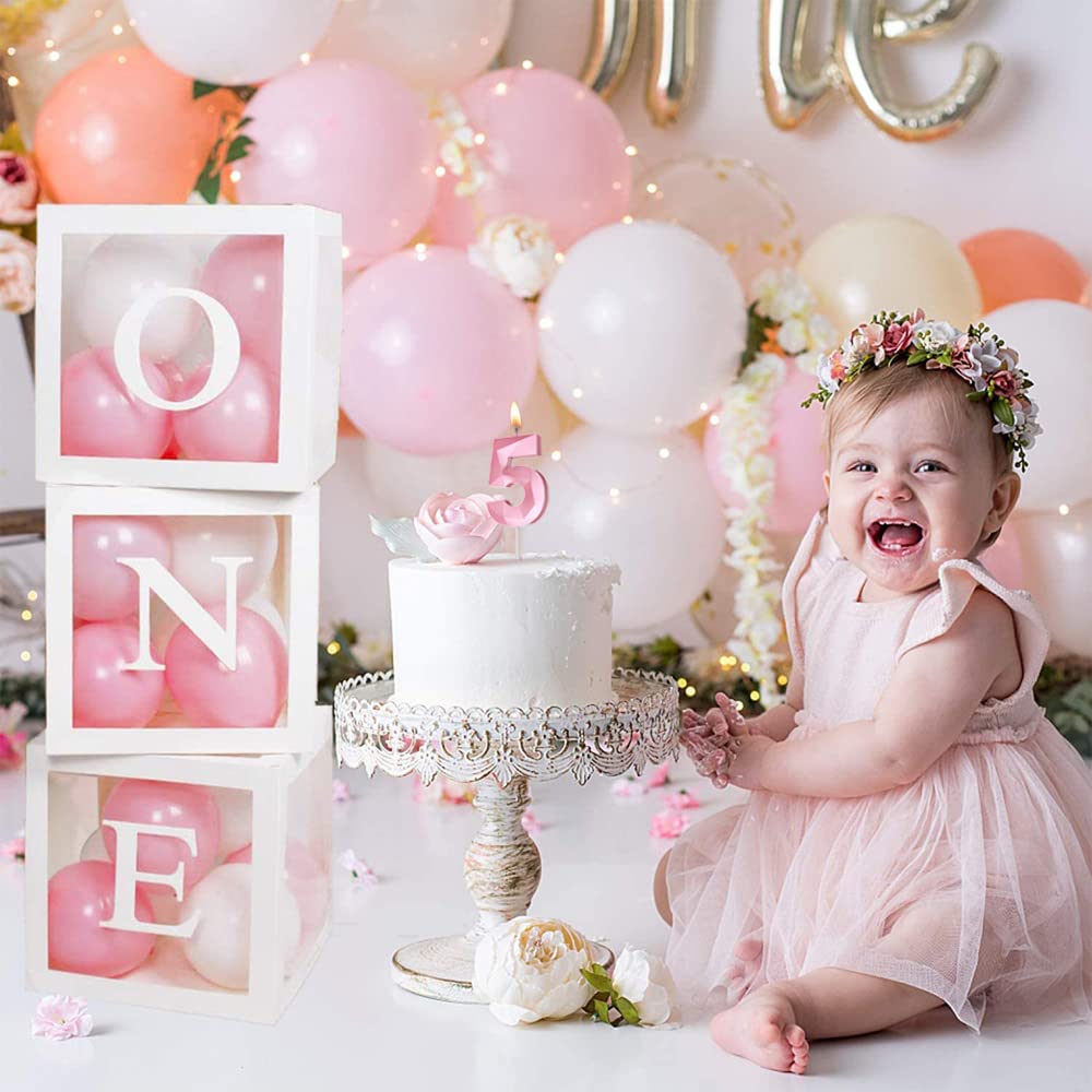 3D Diamond-Shaped Number 16 Birthday Candles (Pink) - Happy 16th Birthday Cake Topper Decorations for Girls, Women, Birthday, Wedding & Anniversary Celebrations - Perfect for Theme Parties & Special Occasions