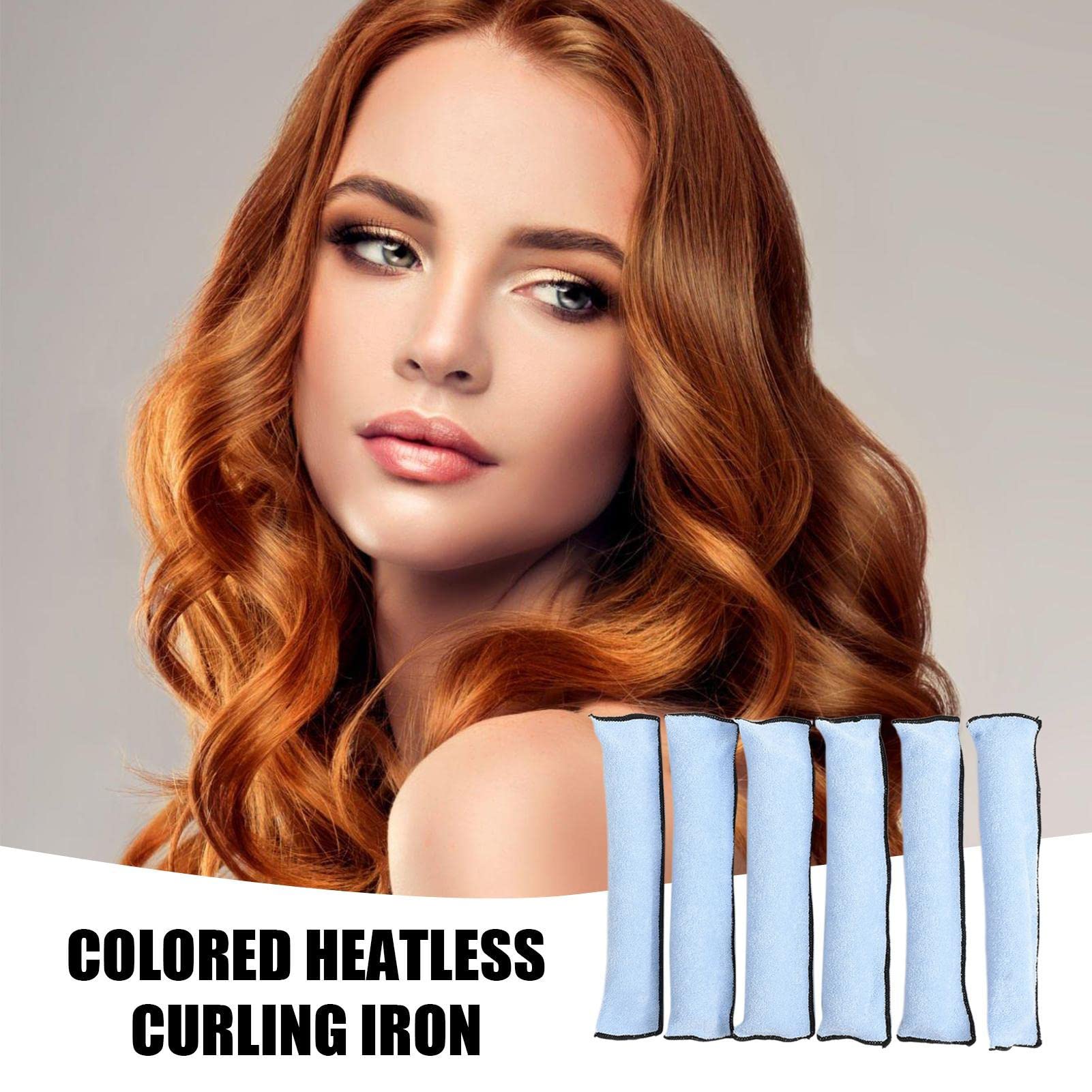 Soft Sleep Hair Rollers for Long Hair - Heatless Overnight Curlers with Foam Pillow & Cloth Cover | No Heat Hair Styling for Natural Waves & Curls | Perfect for Bedtime, Travel & Everyday Use