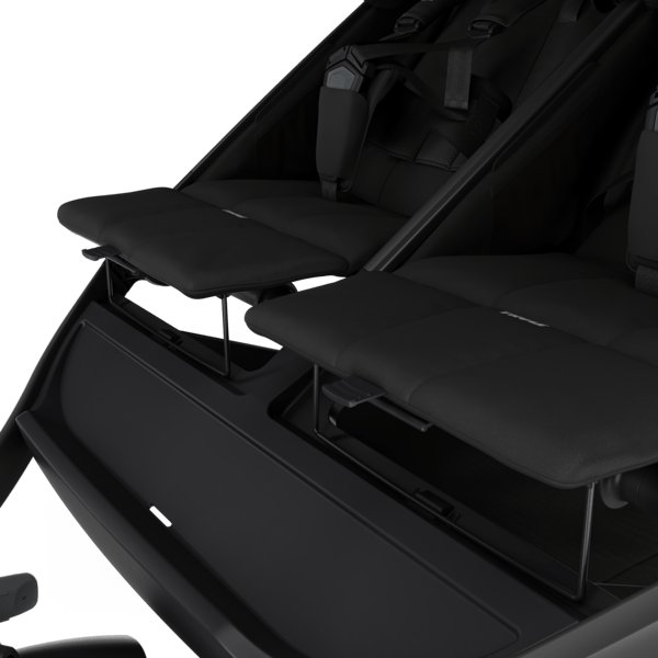 Thule Urban Glide 3 Double Black Stroller - Premium Double Jogging Stroller for Active Parents | Perfect for Running, Walking & Outdoor Adventures with Two Kids