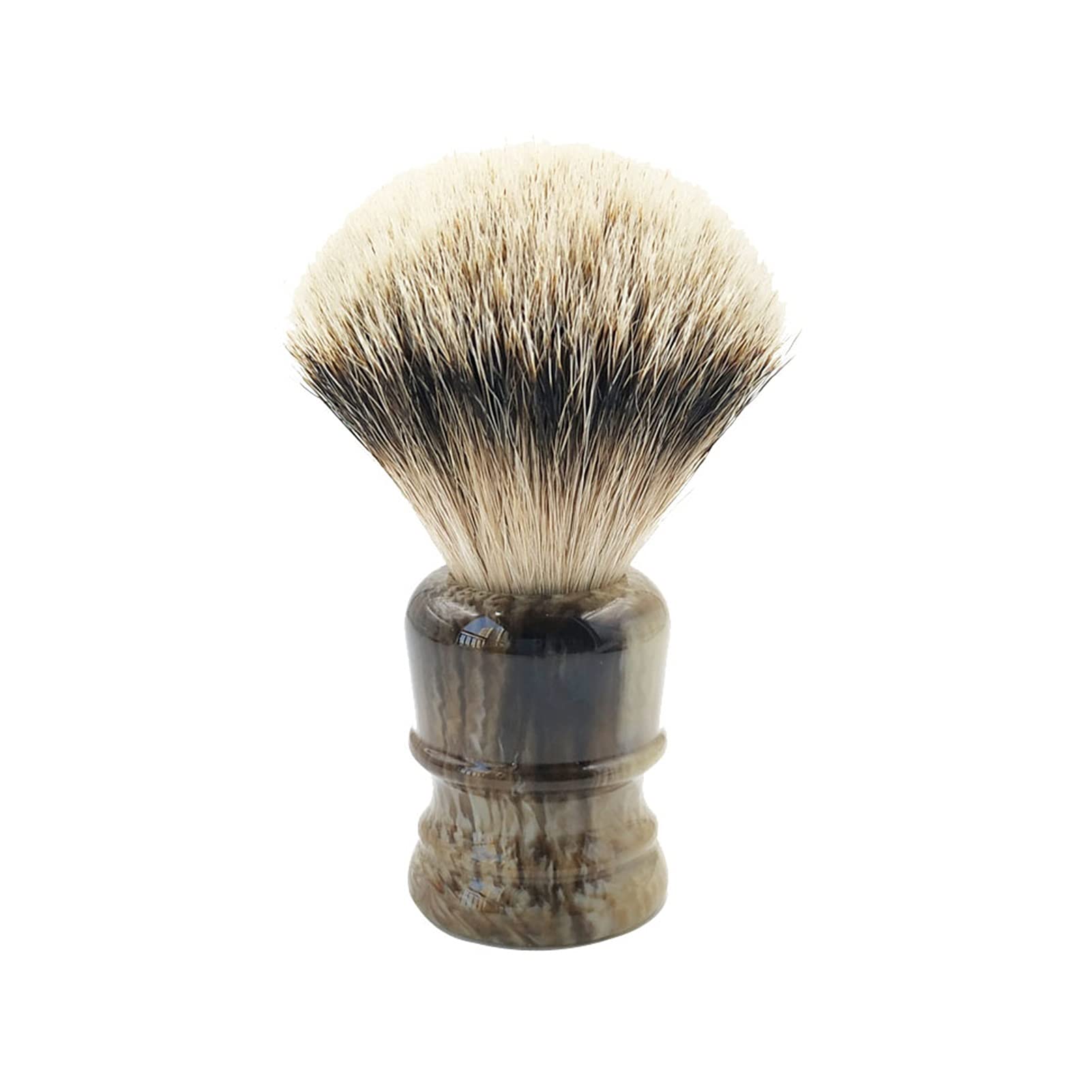 Premium Pure Badger Hair Shaving Brush for Men - Handmade Wet Shave Beard Brush with Foam - Perfect Gift for Him - Ideal for Daily Grooming & Luxury Shaving Routine