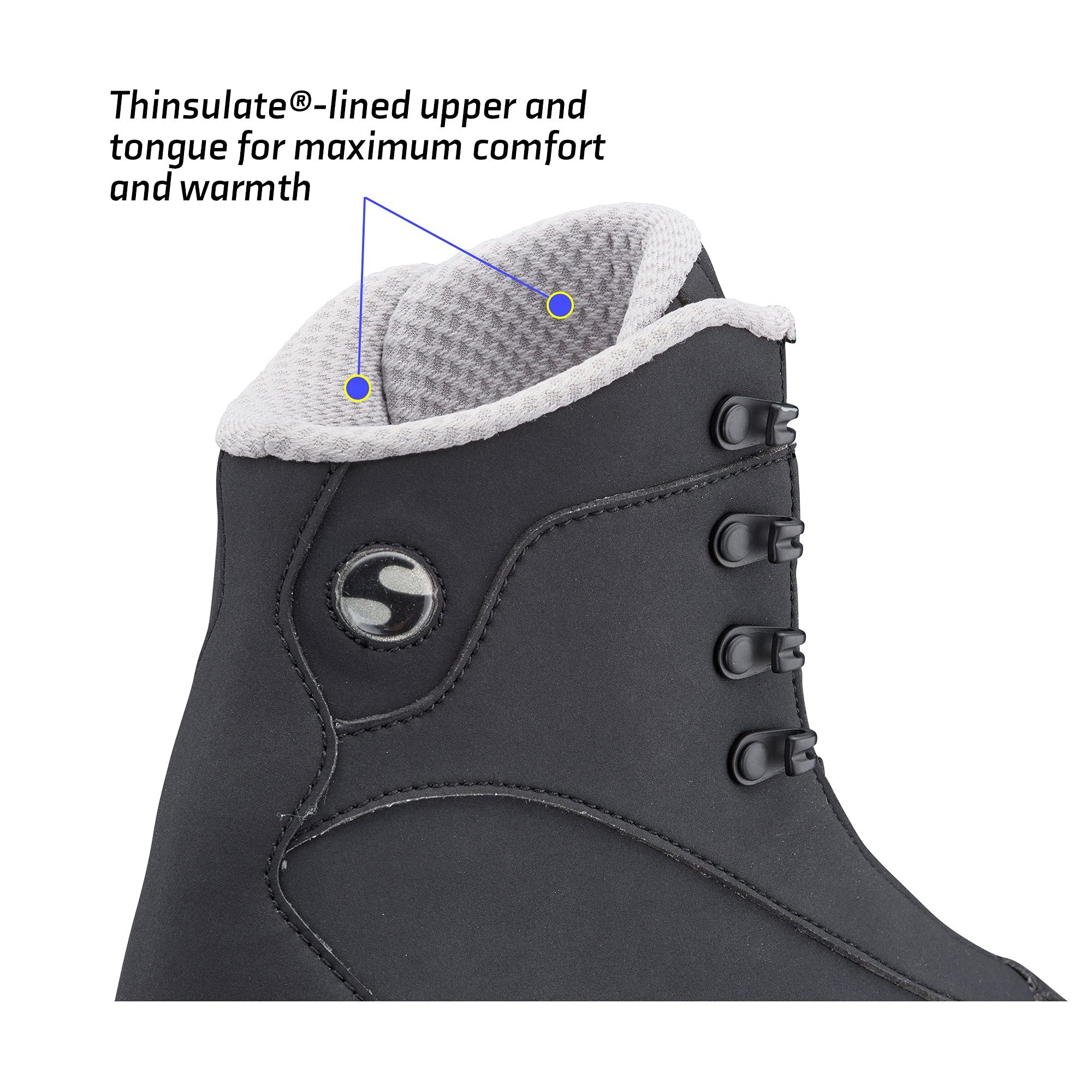 Jackson Ultima Men's Elite Figure Skates with Mark II Blade - Size 10 Medium Width for Competitive Skating & Ice Dancing