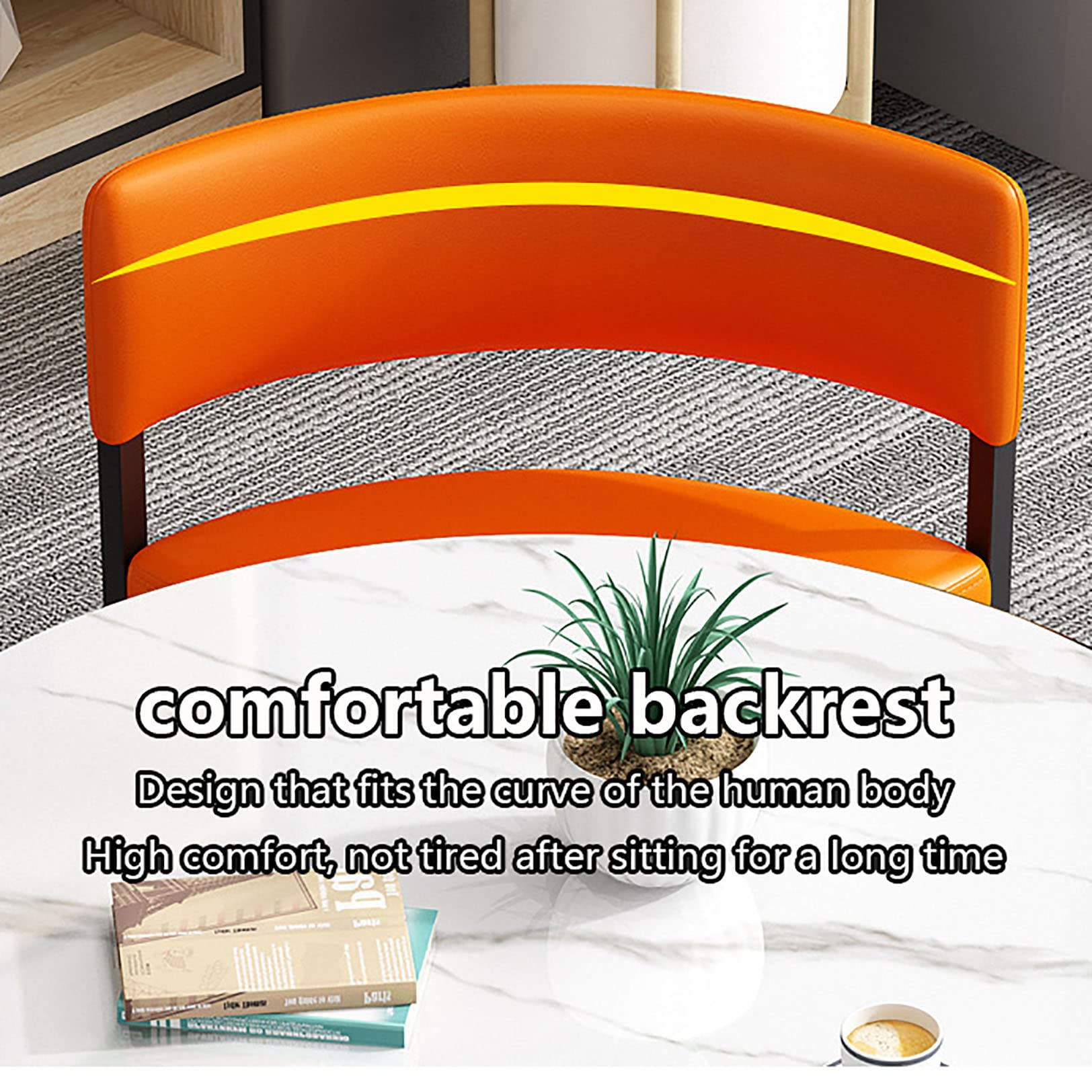 Modern Office Reception Table Set - Round Coffee Table & Chairs for Small Spaces, Compact 4-Piece Dining Set for Kitchen/Conference Room, Space-Saving Furniture (A-13) - Perfect for Home Offices, Waiting Areas & Small Business Meetings