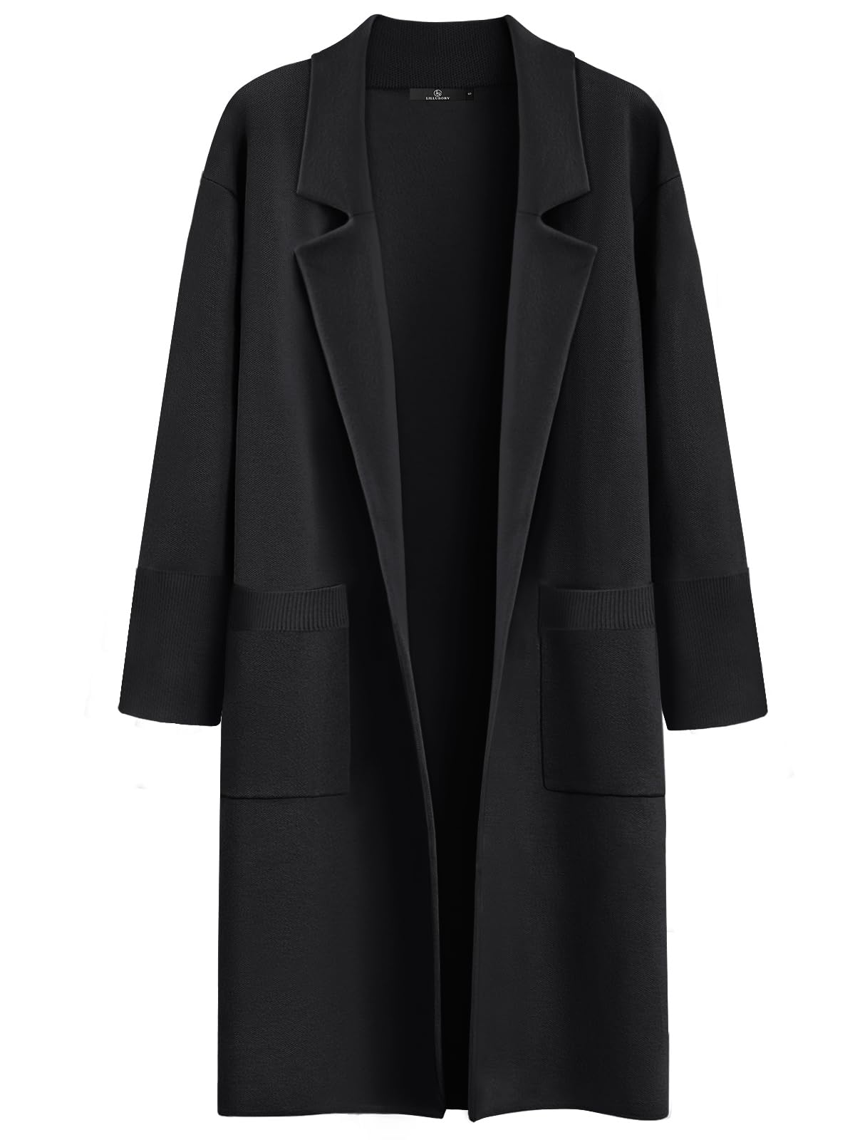 LILLUSORY Women's Oversized Knit Cardigan Sweater - Long Dressy Coatigan Jacket for Fall & Winter | Business Casual Outfits, Layering Piece for Office, Date Night & Holiday Parties