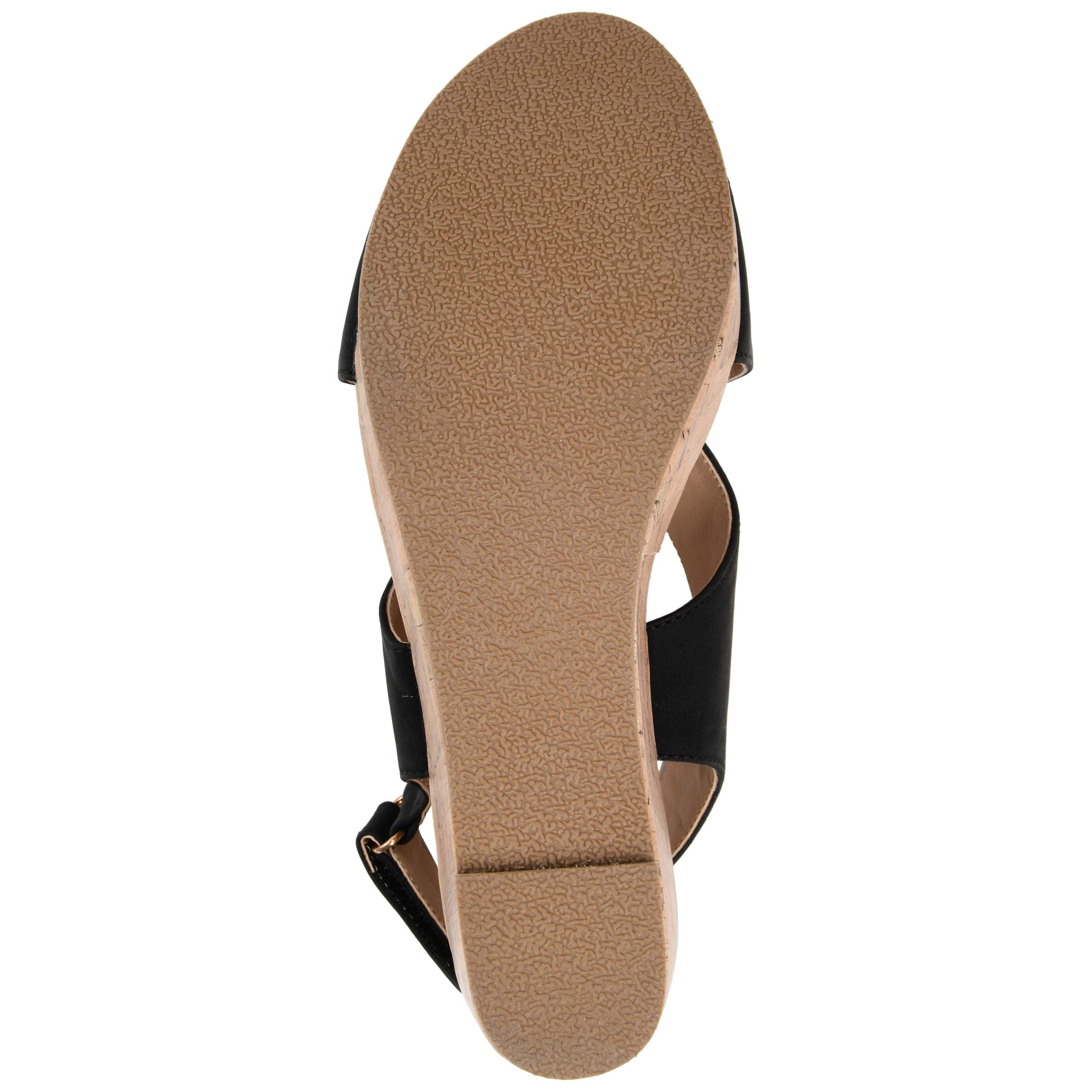 Journee Collection Women's Heeled Sandals - Comfortable Dressy Strappy Block Heel Shoes for Weddings, Parties & Evening Events