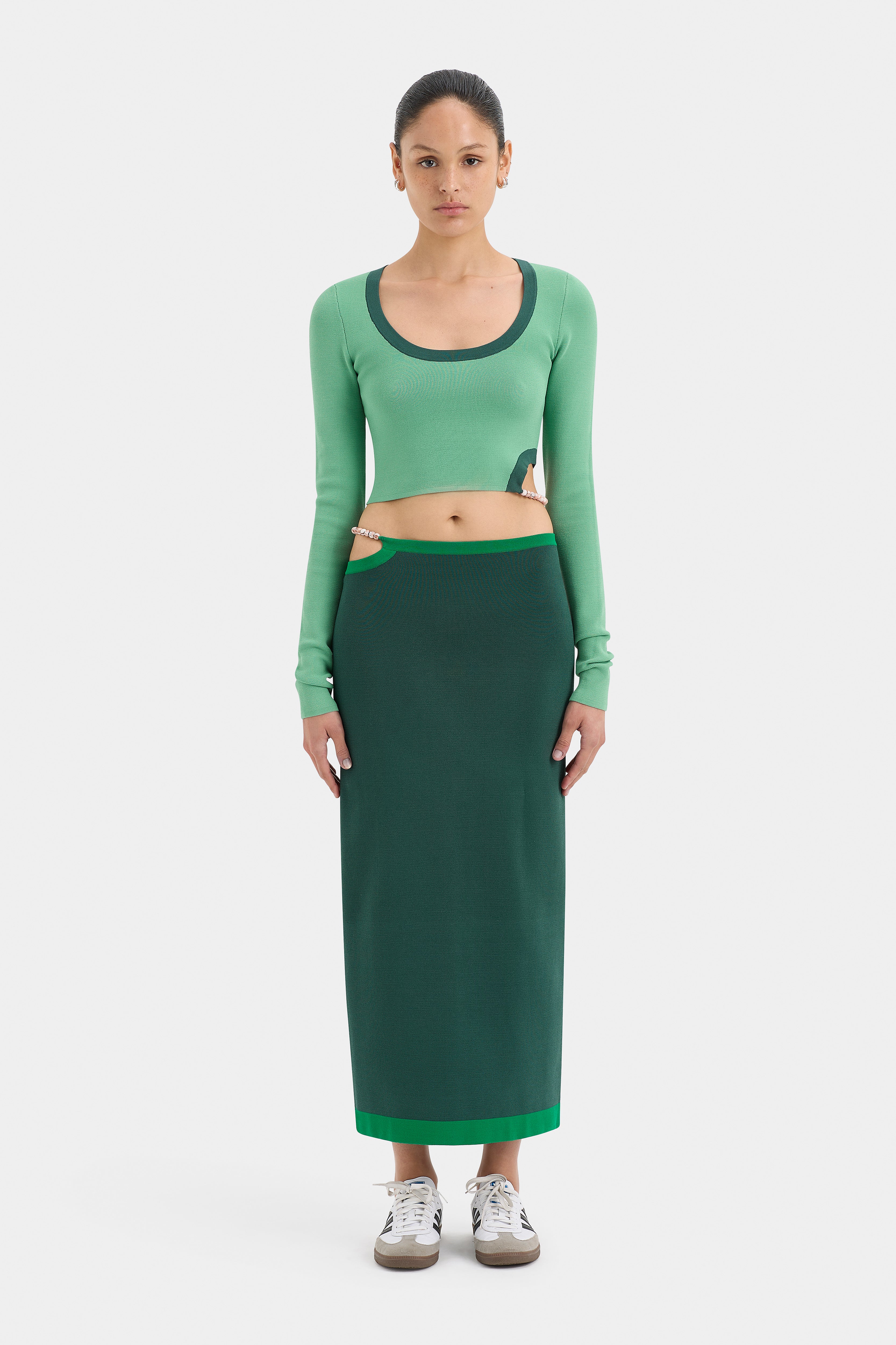Salvador Long Sleeve Crop Top for Women | Fashionable Casual & Party Wear | Perfect for Layering, Date Nights & Weekend Outfits
