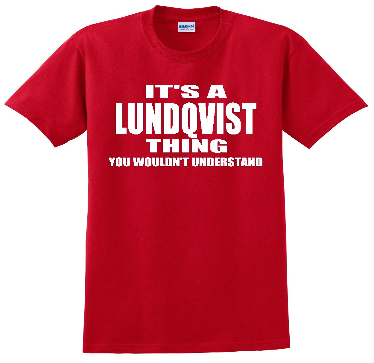 Lundqvist Red Cotton T-Shirt for Men - Comfortable Casual Tee for Everyday Wear, Gym, and Outings
