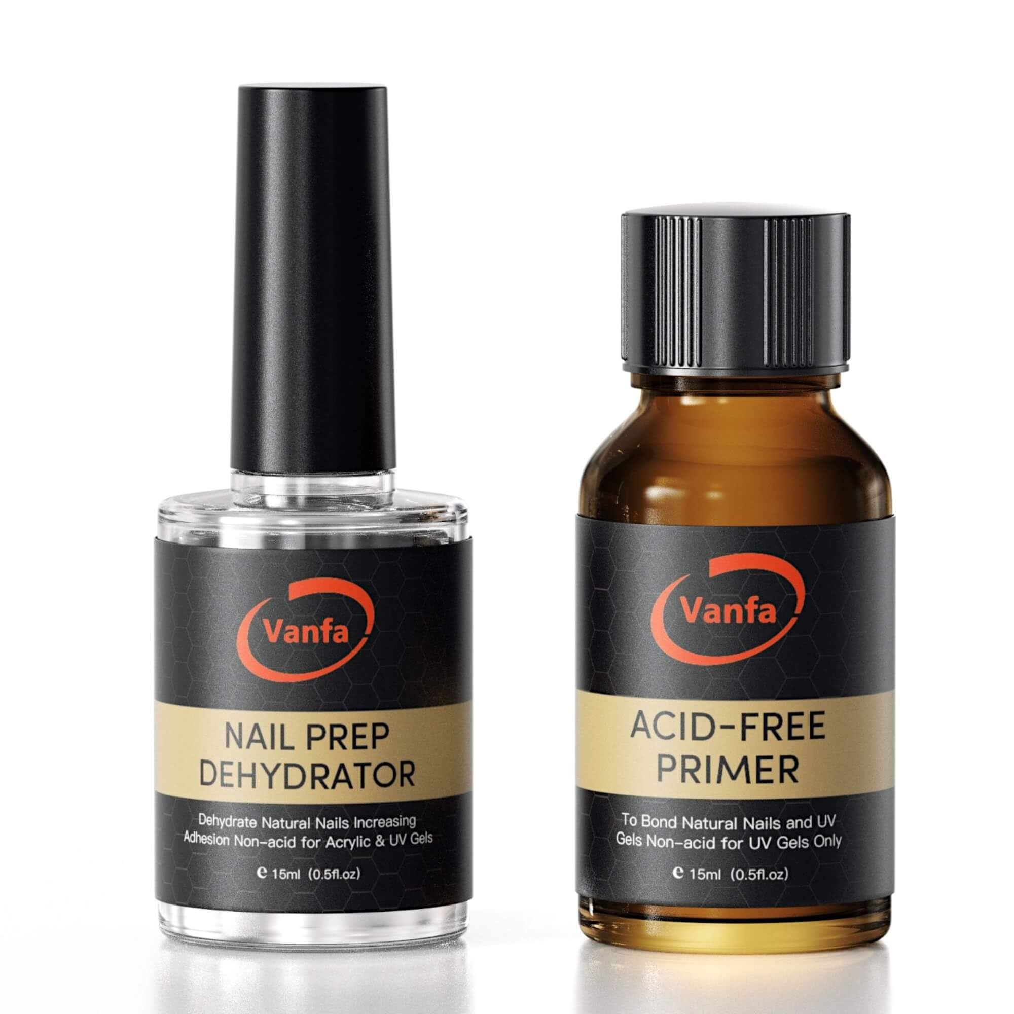 Best Nail Primer & Dehydrator for Acrylic Powder & Gel Polish - Prep Nails for Long-Lasting Manicures & Salon-Quality Results