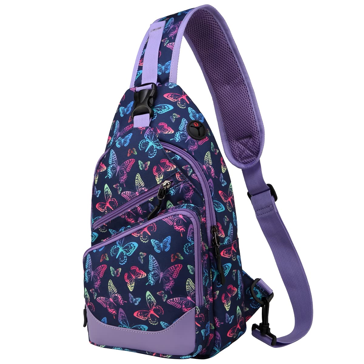 VASCHY Unisex Sling Bag - Adjustable Crossbody Chest Backpack for Men & Women - Perfect for Hiking, Travel, Outdoor Adventures & Daily Use