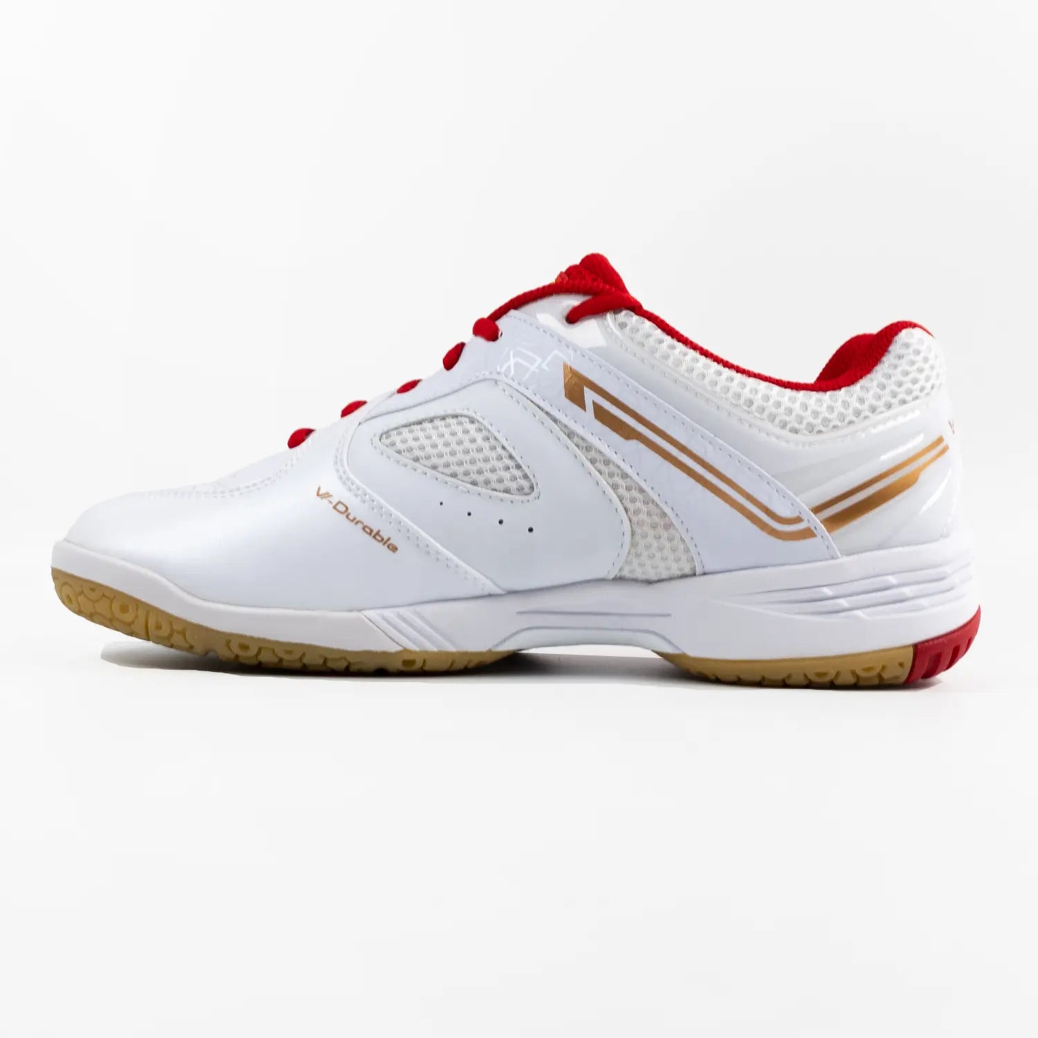 Victor A950LTD AD Badminton Racket (Fire White) - Professional Grade Carbon Fiber Shuttlecock Racket for Tournament Play & Training - Perfect for Indoor/Outdoor Court Matches