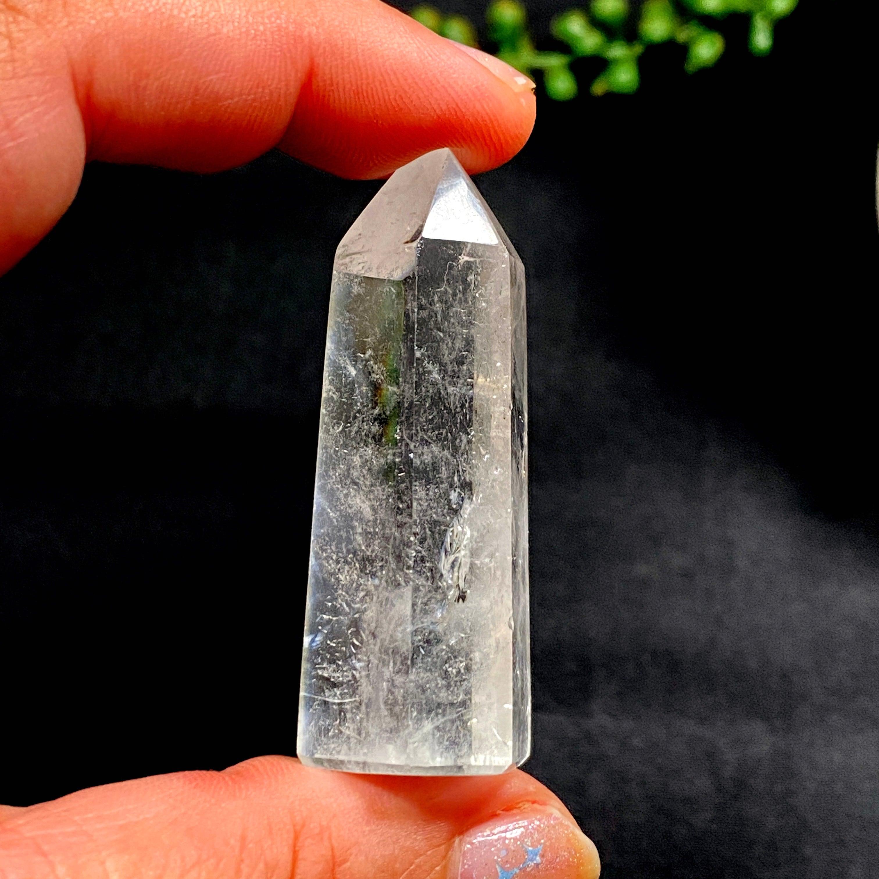 30-40g Clear Quartz Generator (CQG SM) - Natural Healing Crystal for Meditation, Energy Cleansing & Spiritual Growth
