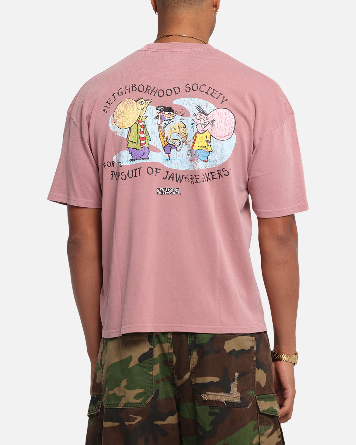 Vintage Cartoon Network Ed Edd N Eddy Box Logo T-Shirt - 73 Studio Coral Tee for Men & Women - Perfect for Casual Wear, Anime Conventions & Retro Gaming Events