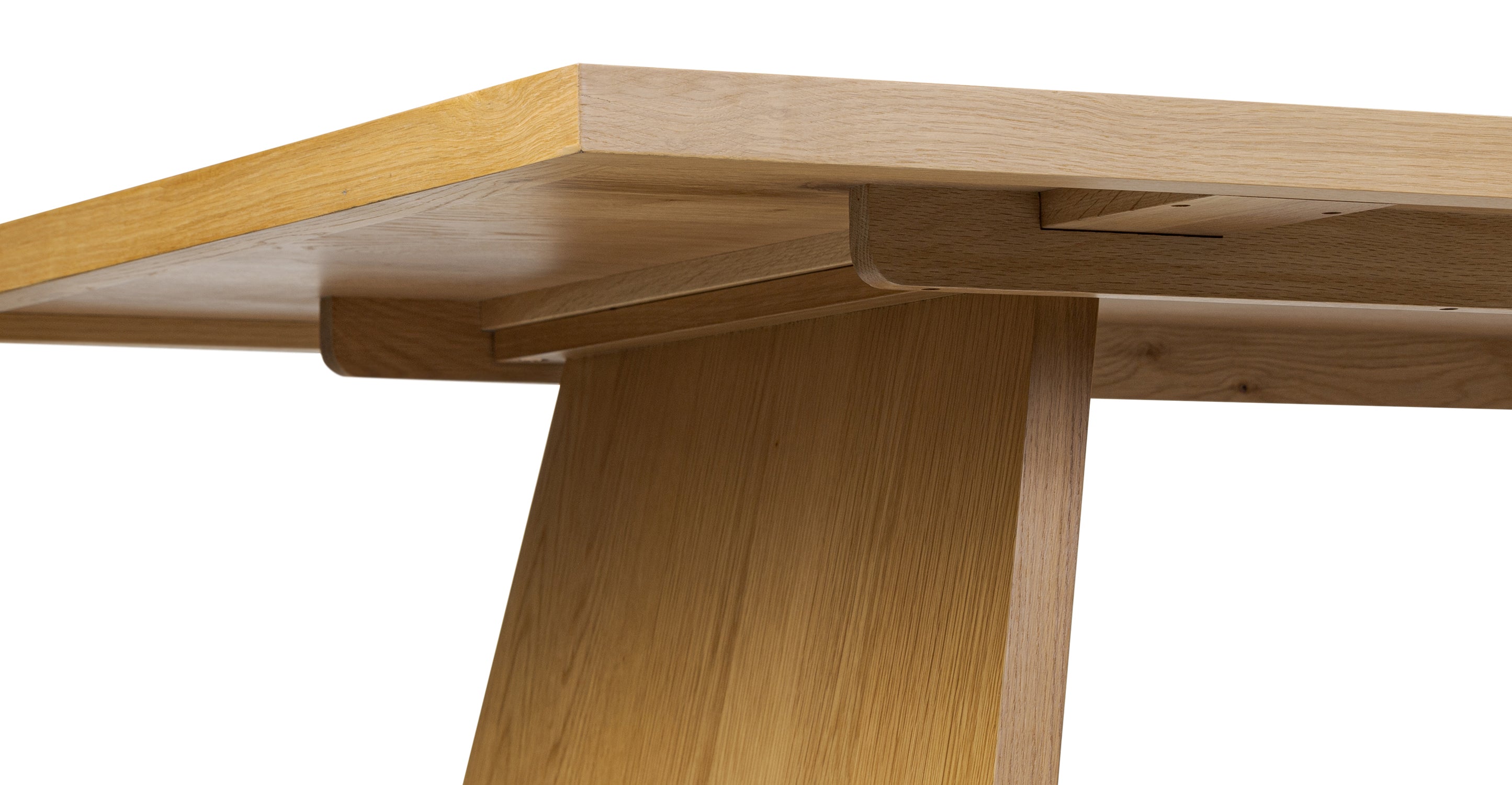 Reims 86.5 Inch Modern Dining Table - Solid Wood Kitchen Table for 6-8 People - Perfect for Family Dinners & Entertaining Guests