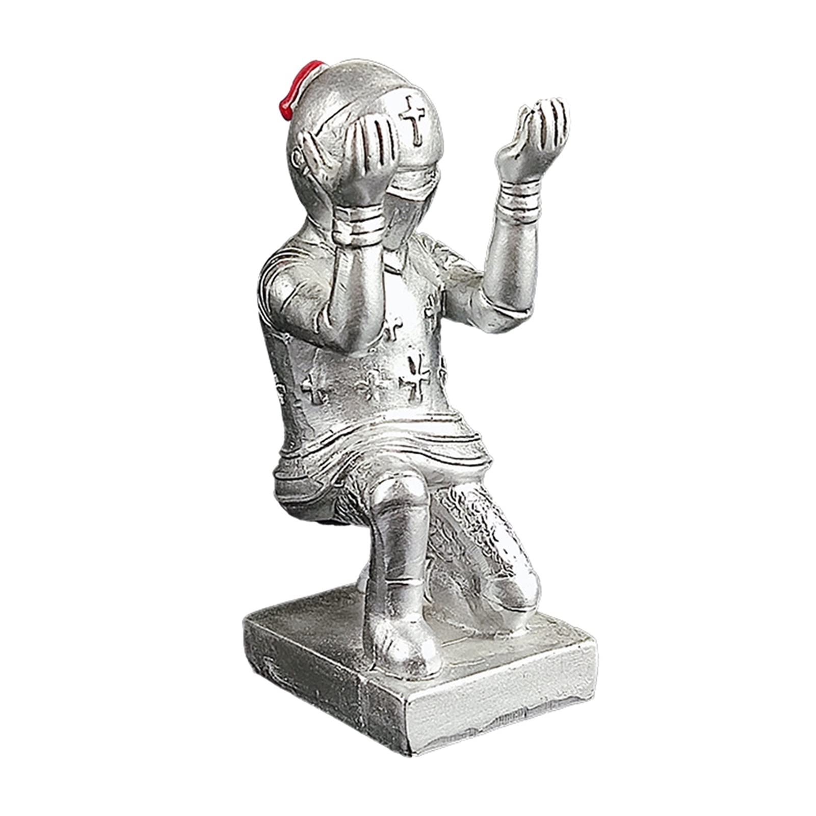 Lifbeautiful Knight Pen Holder - Executive Soldier Figurine Pencil Stand for School & Office | Desk Organizer & Pencil Holder for Office Supplies | Perfect for Medieval Theme Decor, Gifts & Workspace Organization