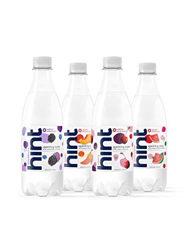 Hint Sparkling Water 4-Flavor Variety Pack (12 Pack, 16.9 oz Bottles) - Unsweetened, Zero Sugar, Zero Calorie, No Artificial Sweeteners - Refreshing & Healthy Beverage for Home, Office, Gym & Parties