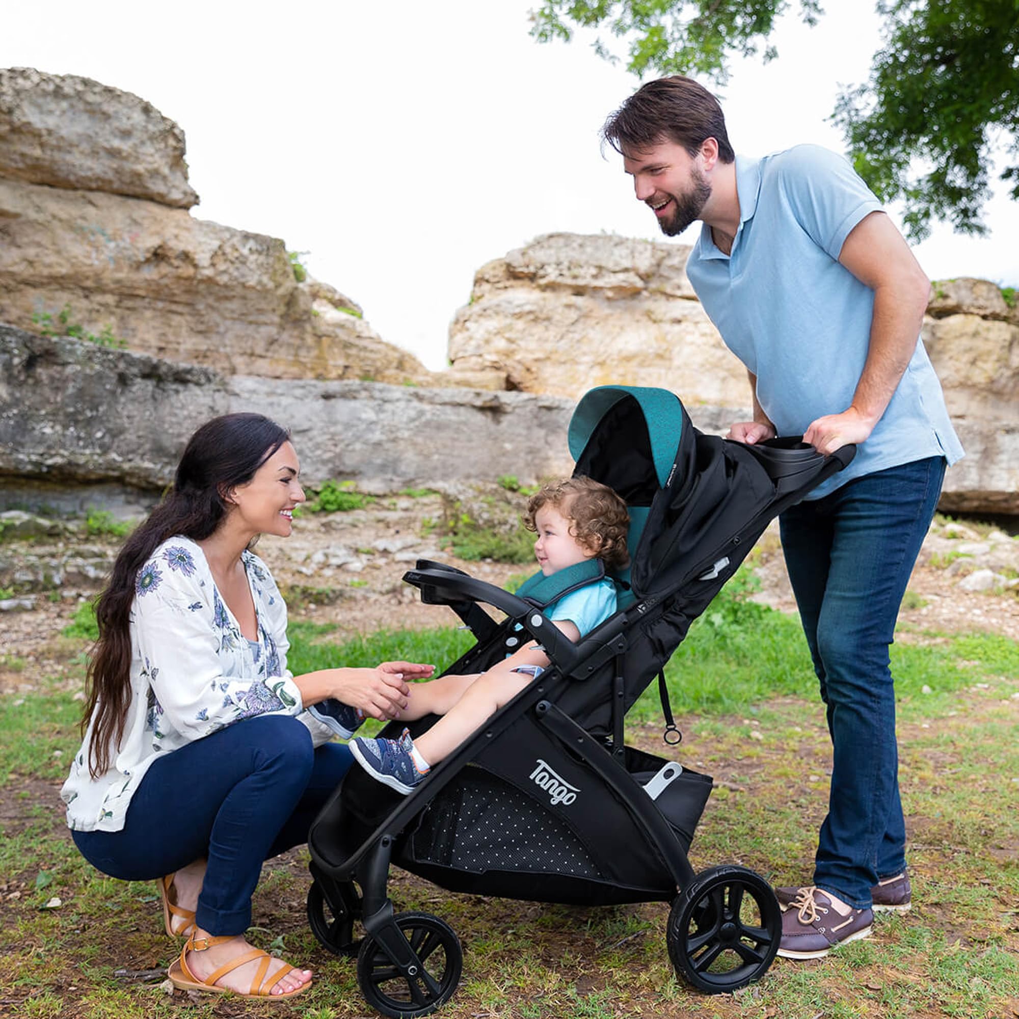 Baby Trend Tango™ Lightweight Stroller - Compact Foldable Travel Stroller for Infants & Toddlers, Veridian Green | Perfect for Shopping, Travel & Daily Walks